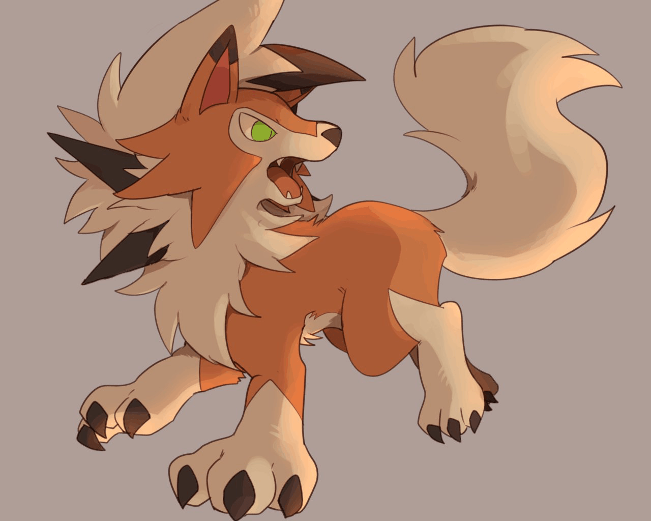 Lycanroc Dusk Form. Pokemon stuff I like. Pokémon