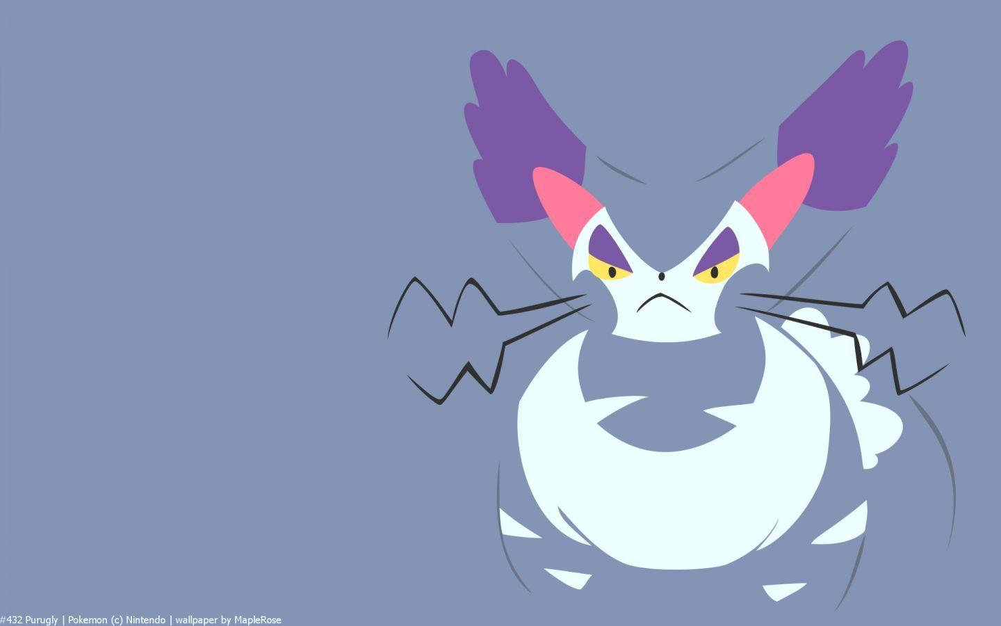 Purugly Pokemon HD Wallpaper HD wallpaper, iPhone