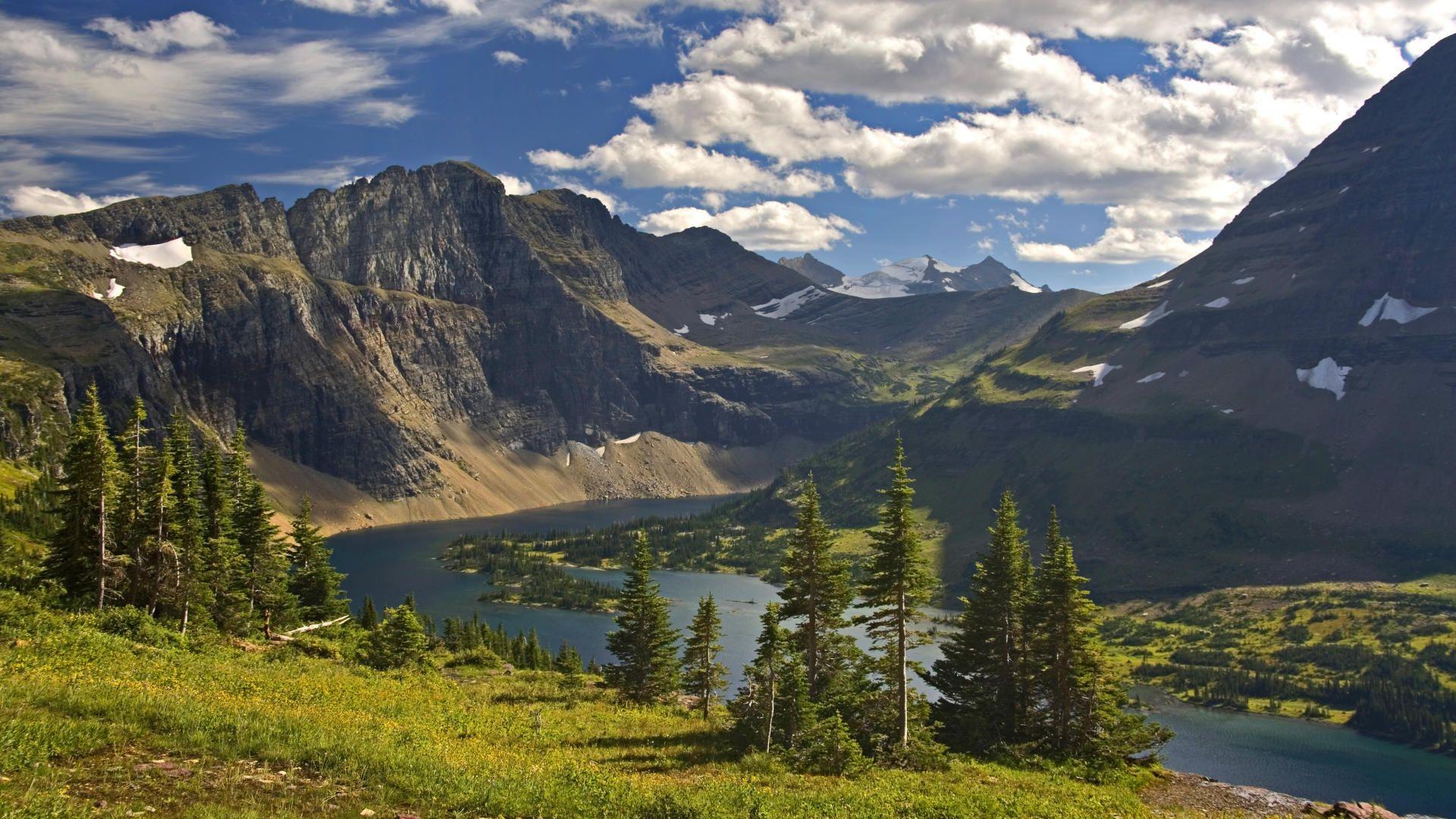 Download Background Lake Vista, Glacier National Park