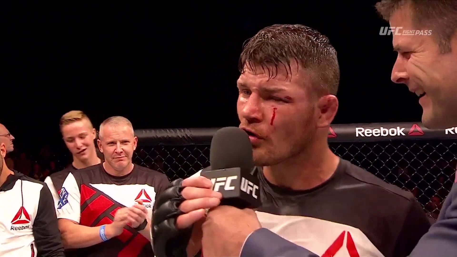 Fight Night Glasgow: Michael Bisping and Thales Leites Octagon