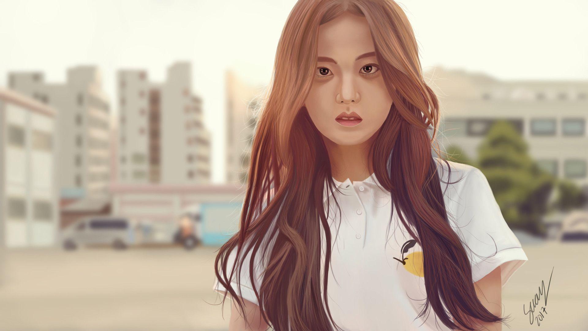 Jisoo Blackpink, suarz Illustration