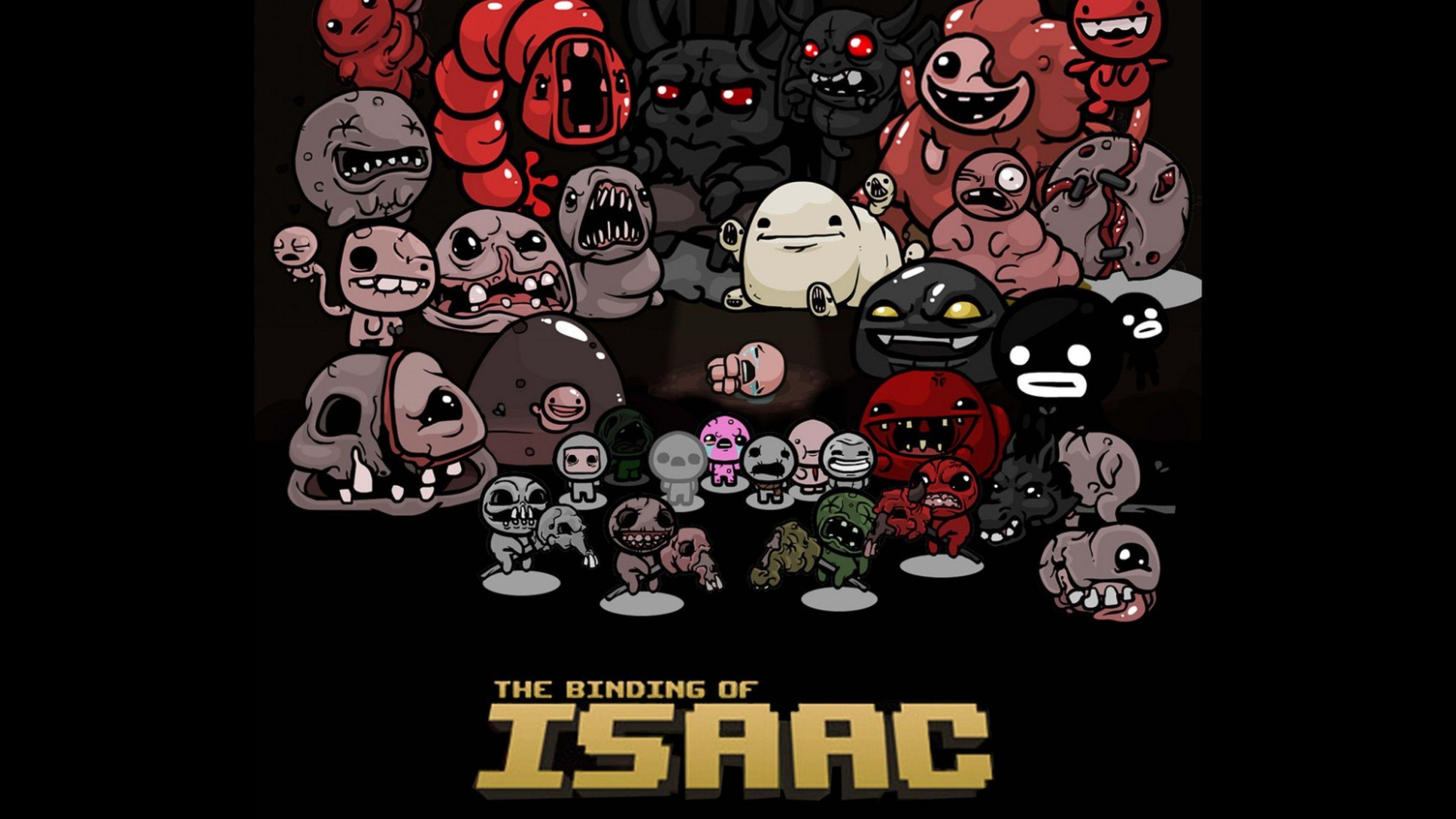 Download Wallpaper 3840x2160 The binding of isaac, Indie, Game