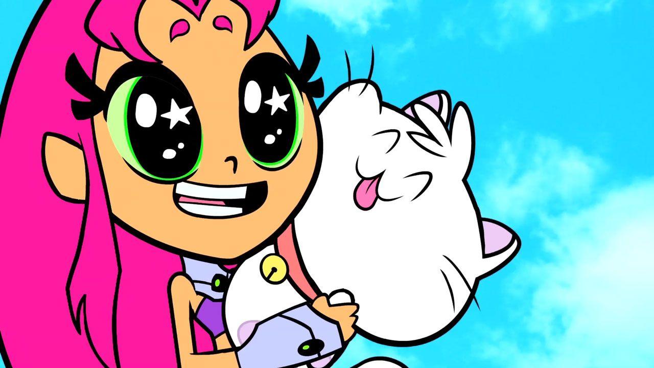 Teen Titans, Go! image Starfire and Kitty HD wallpaper