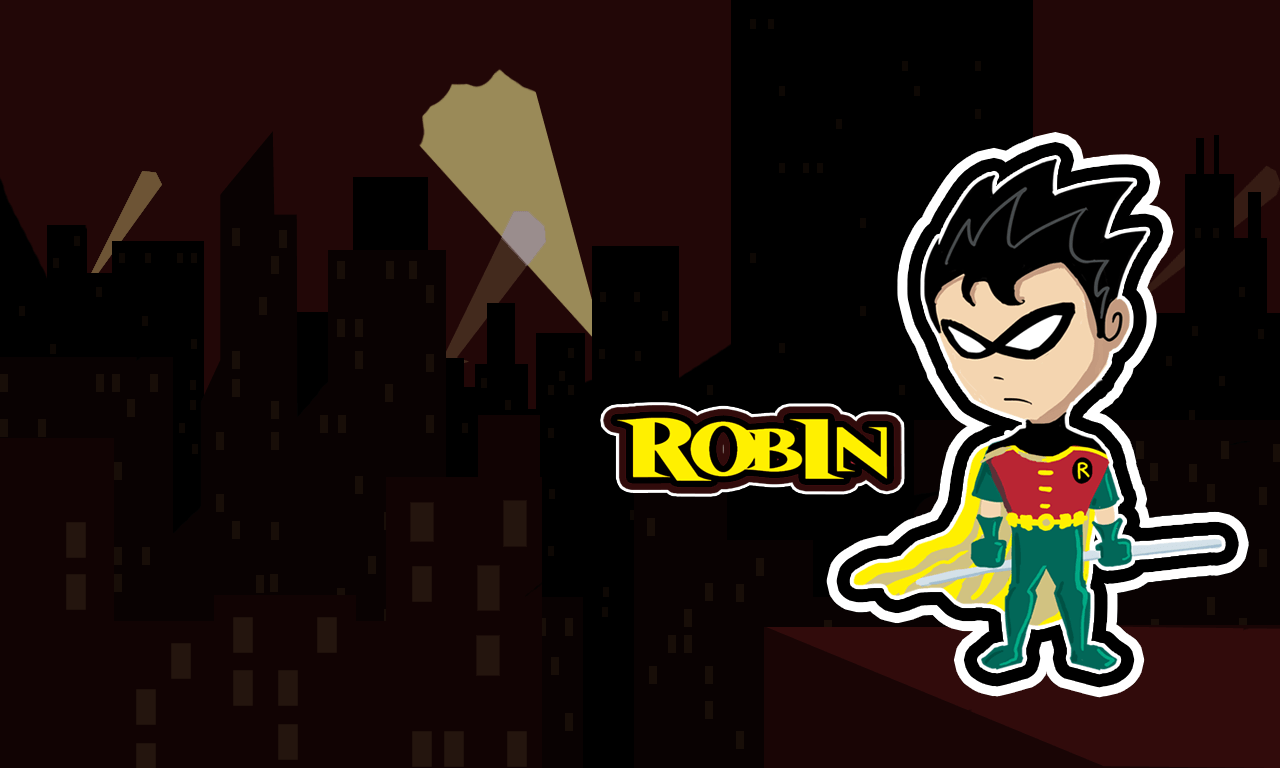 Robin and Starfire Wallpaper