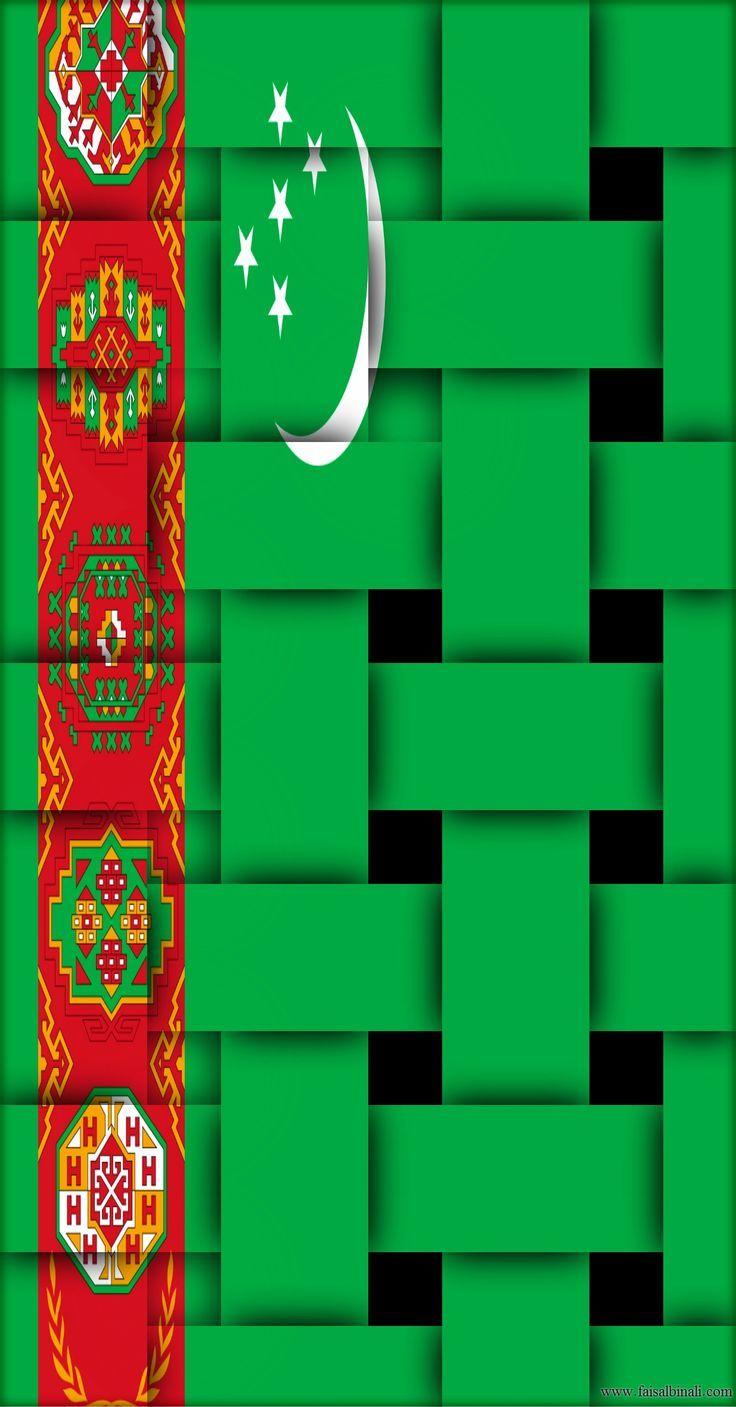 Cele mai bune de idei despre Turkménistan drapeau pe