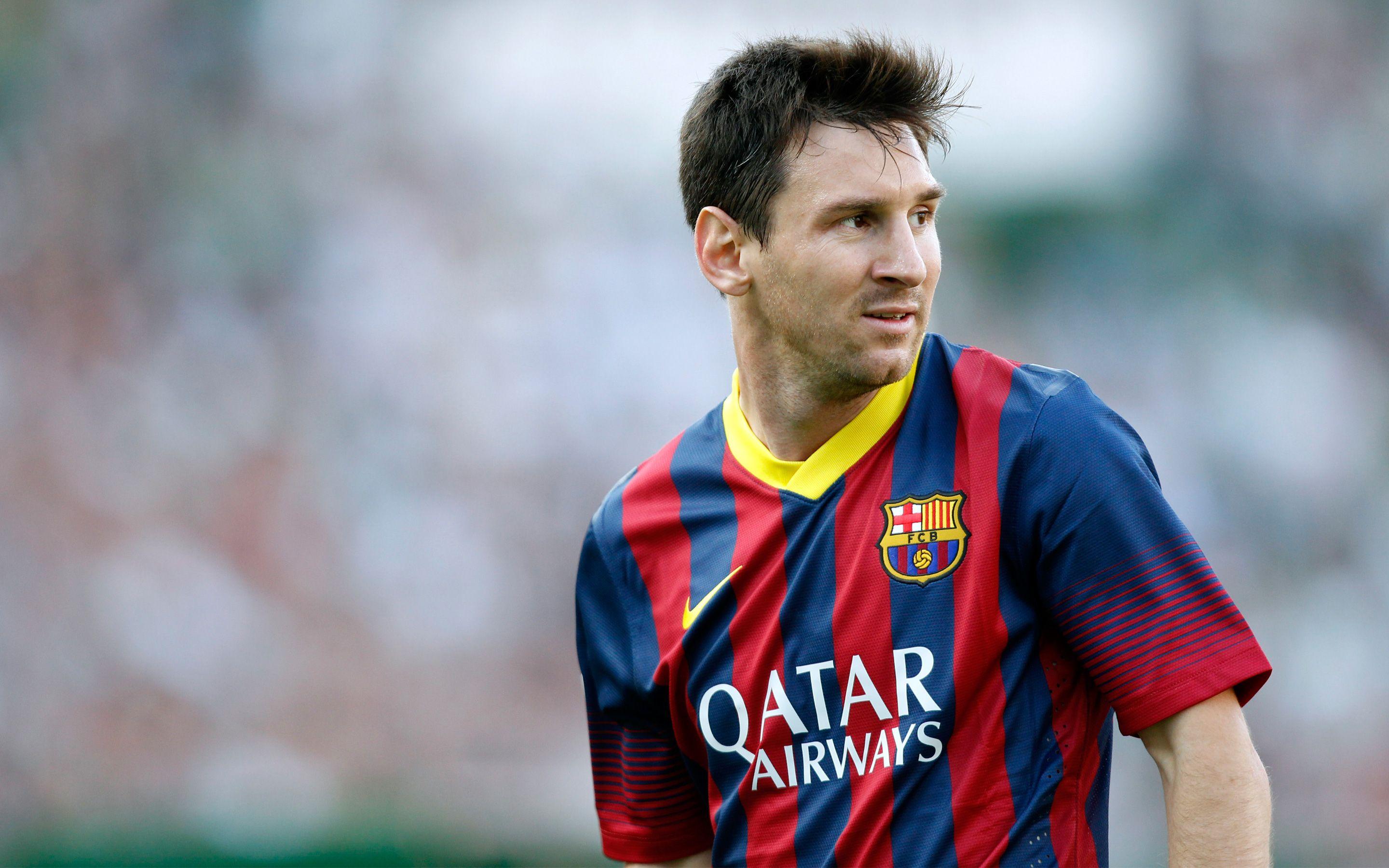 Lionel Messi Cute HD Resolution Wallpaper