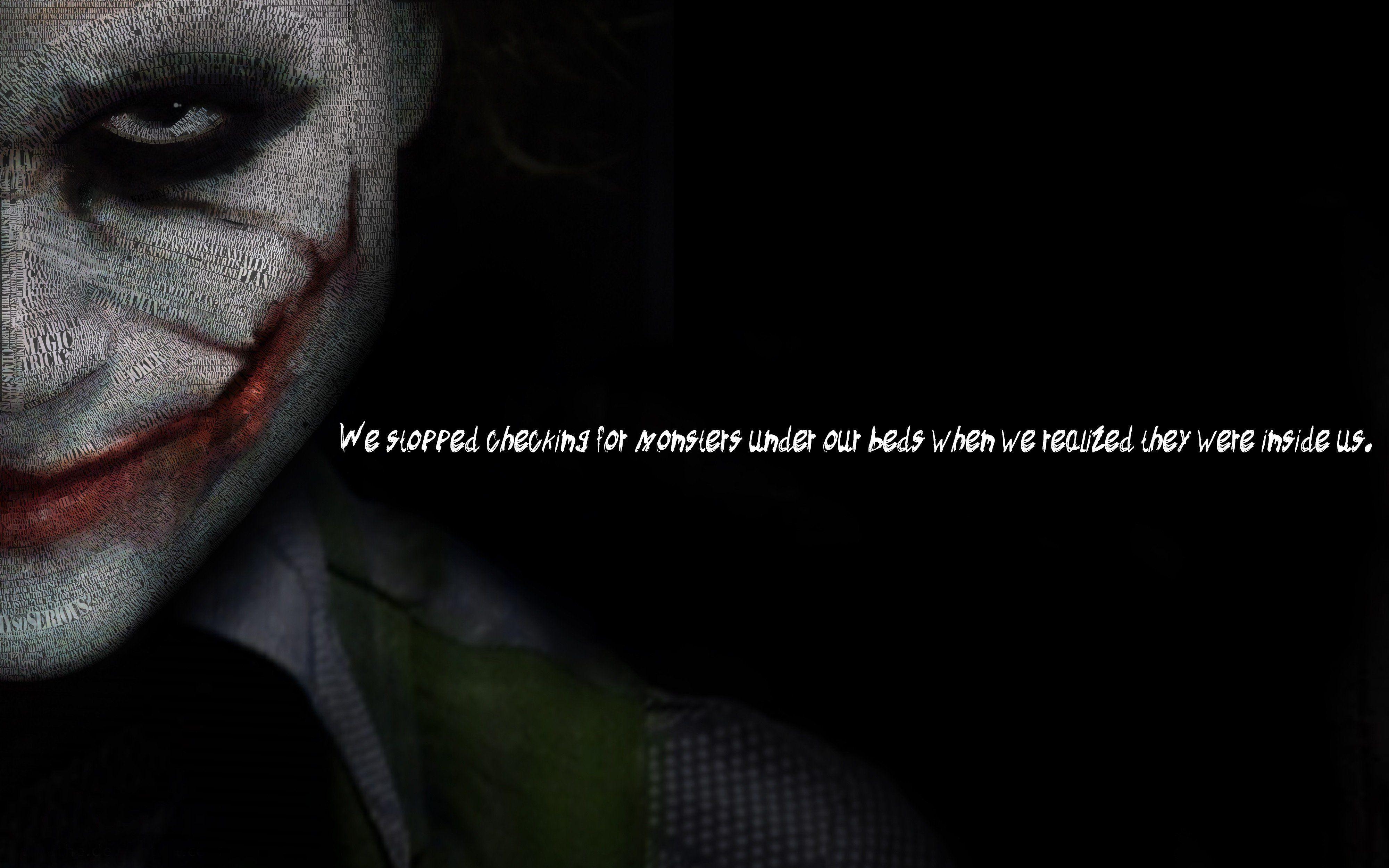 The Joker Quotes Wallpapers - Wallpaper Cave