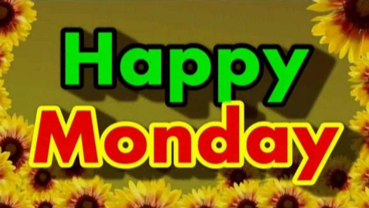 Happy Monday Wishes Greeting Wallpaper HD Image