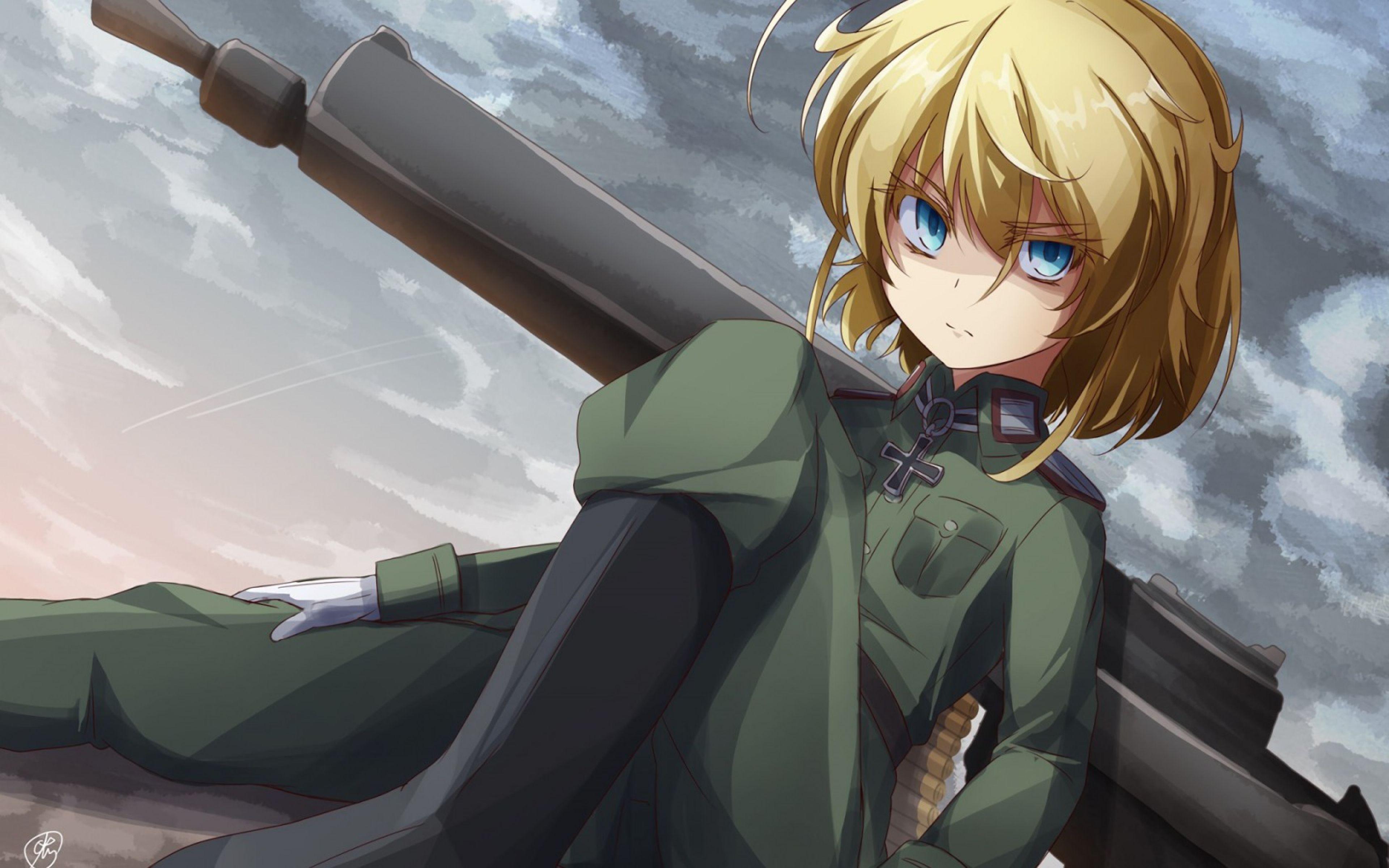 Download Wallpaper 3840x2400 Tanya degurechaff, Youjo senki, Saga
