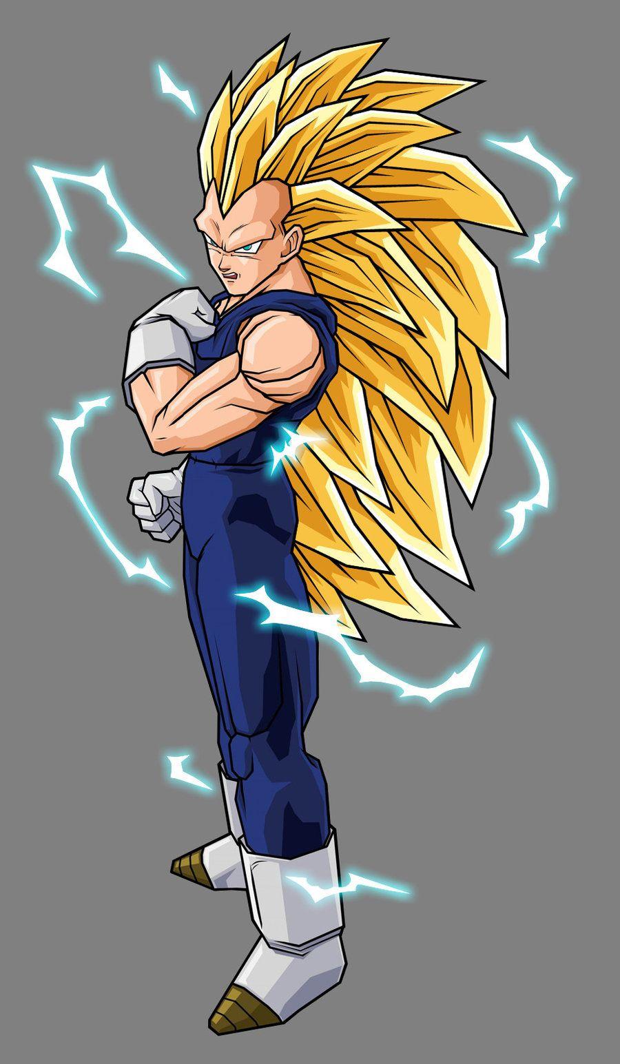 Vegeta Drawing SSJ3