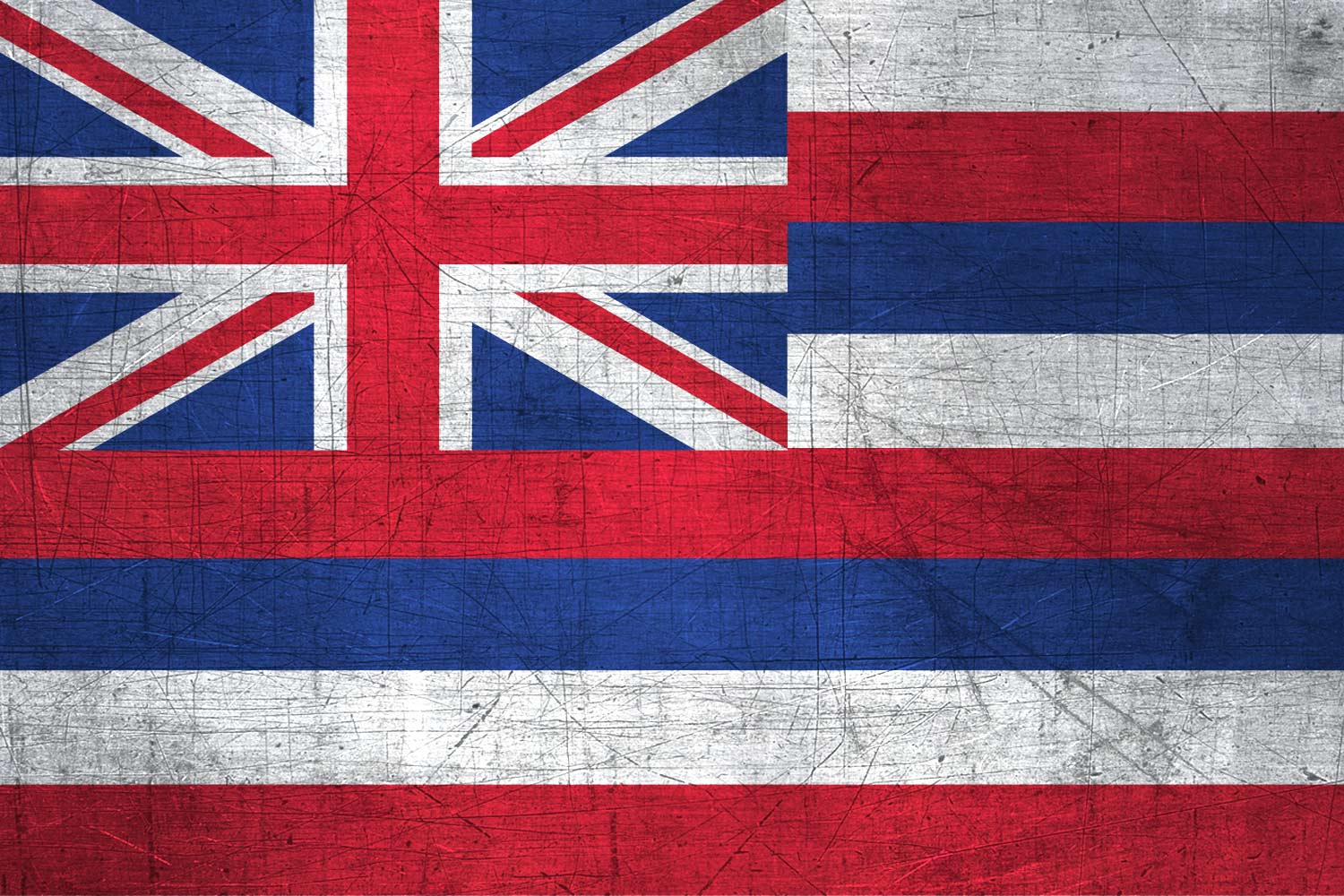 Hawaiian Flag Metal (Flag of Hawaii) it for free