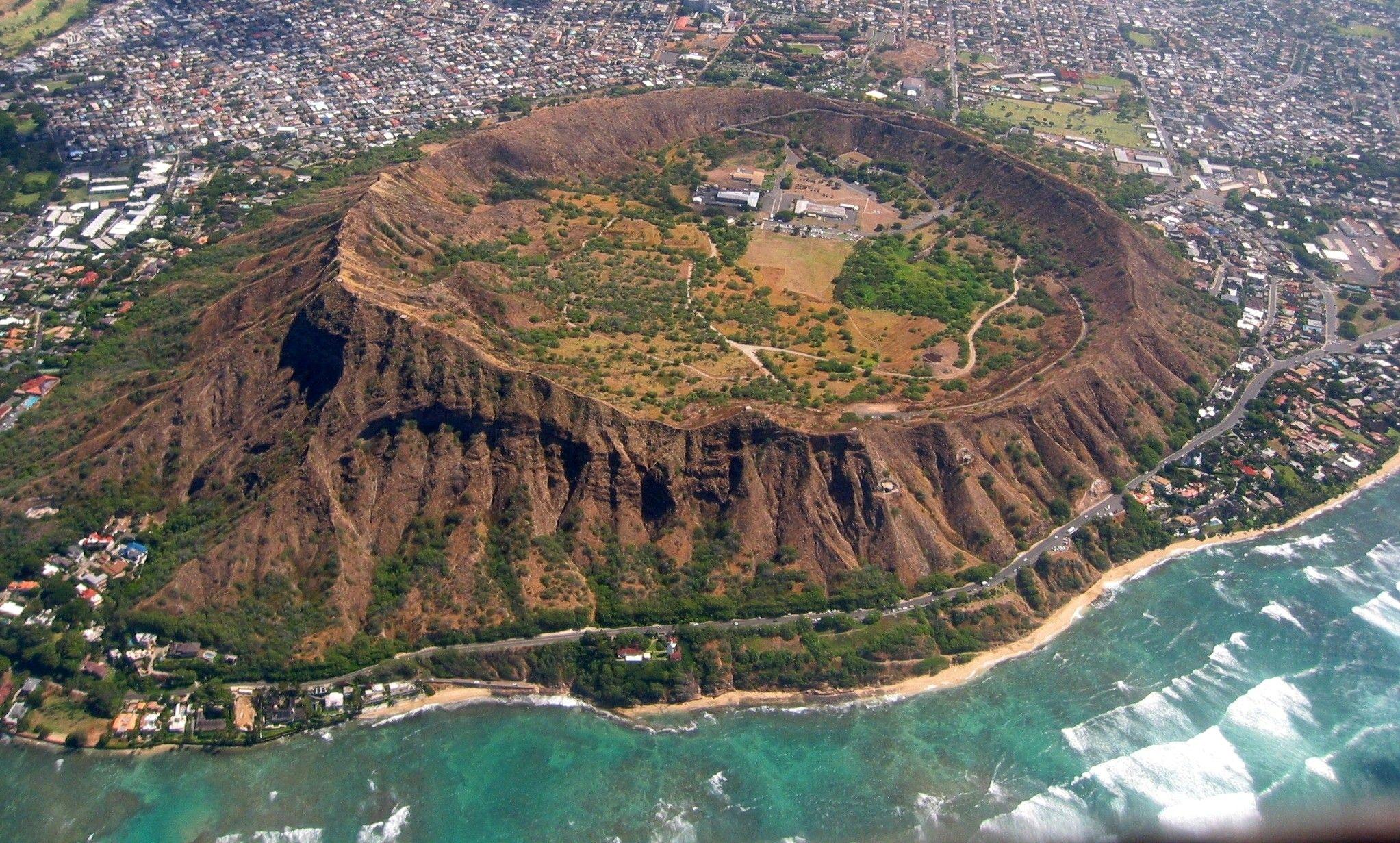 Diamond Head State Monument in Hawaii City of United States