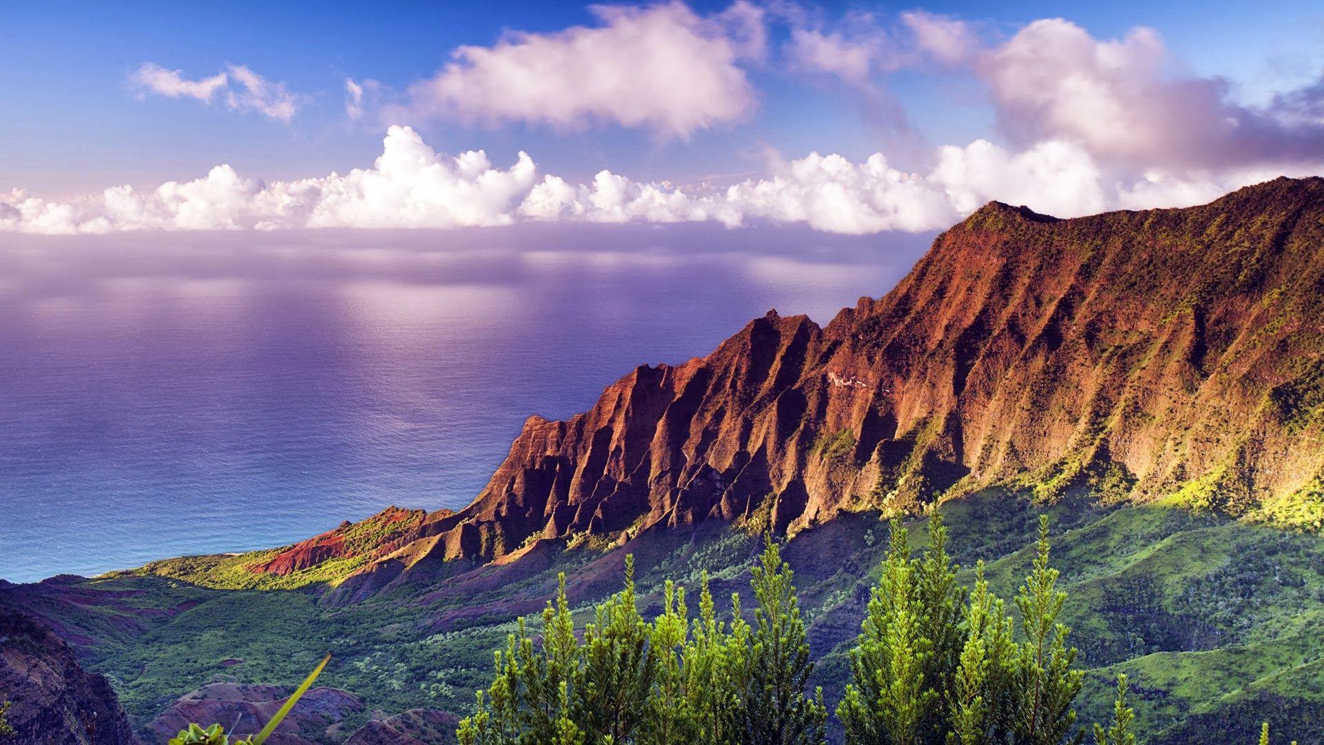 Na Pali Coast Park in Hawaii