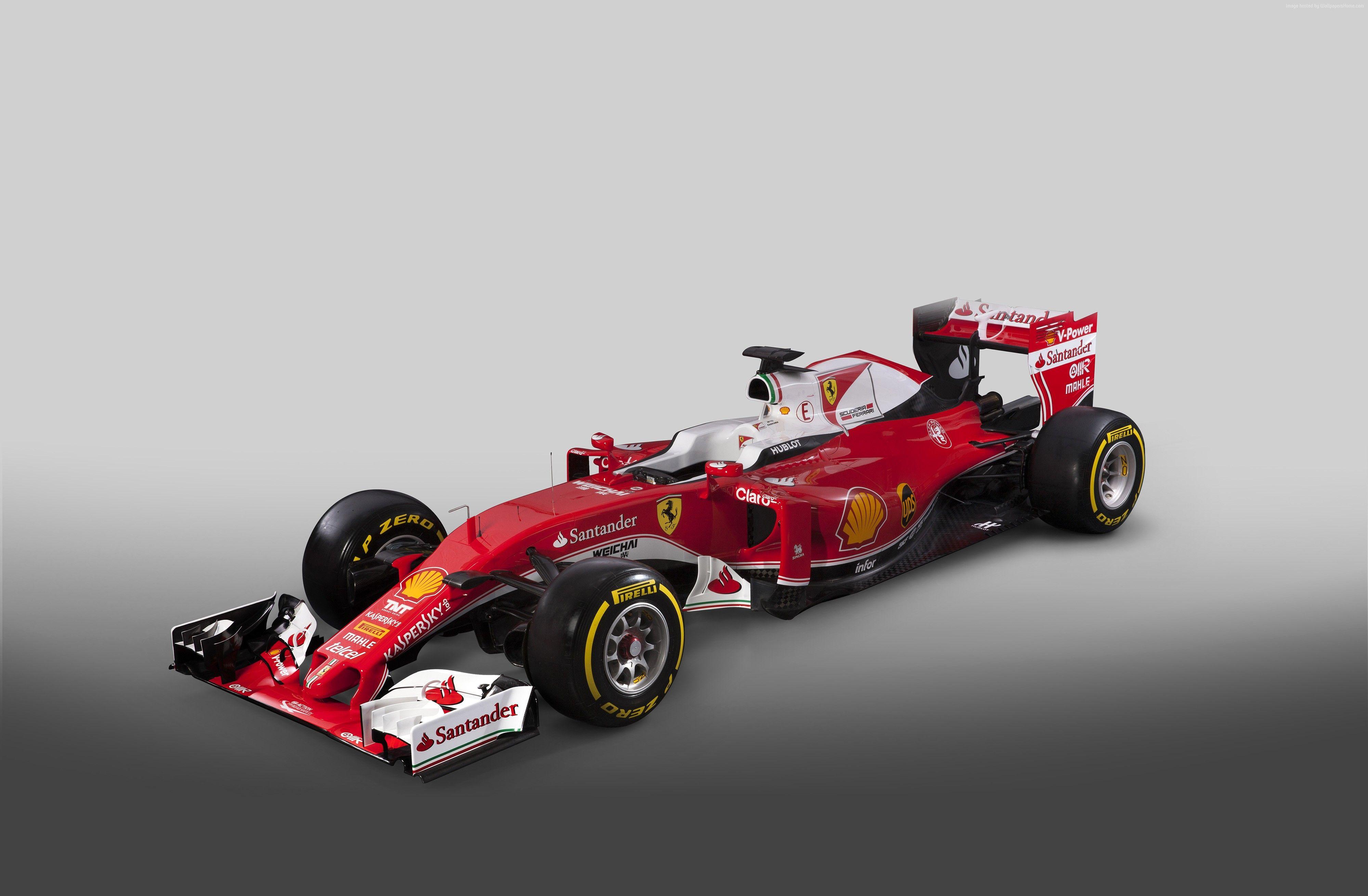 Wallpaper Ferrari SF16 H, Formula F Red, Cars & Bikes