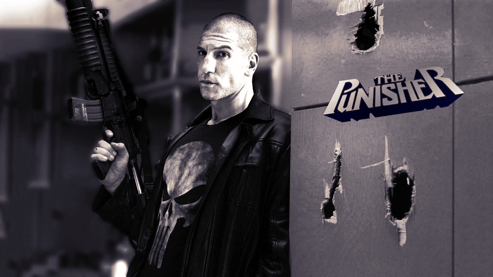 TV: Daredevil Jon Bernthal as The Punisher 1080p Wallpaper