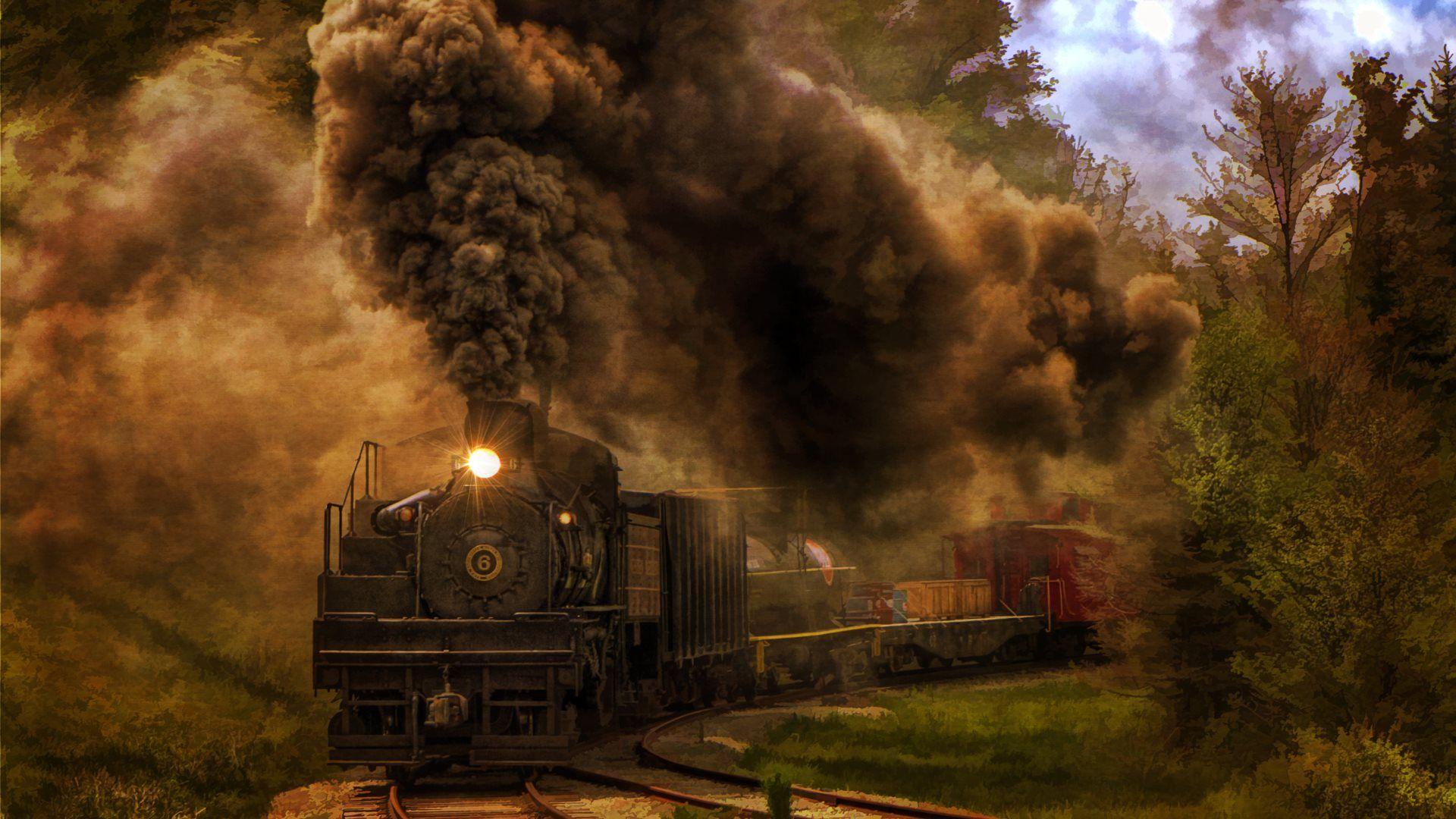 Steam Locomotives. HD Wallpaper · 4K
