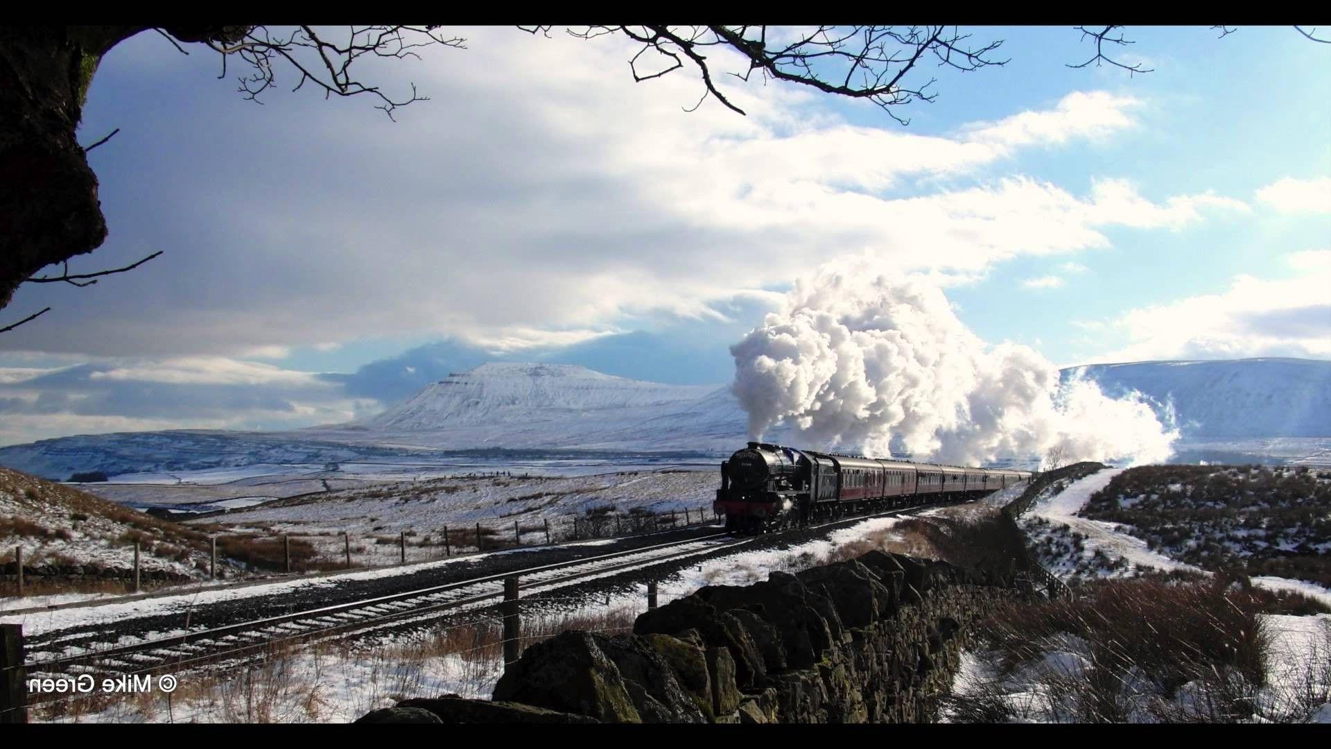 landscape, Steam Locomotive, Train Wallpaper HD / Desktop