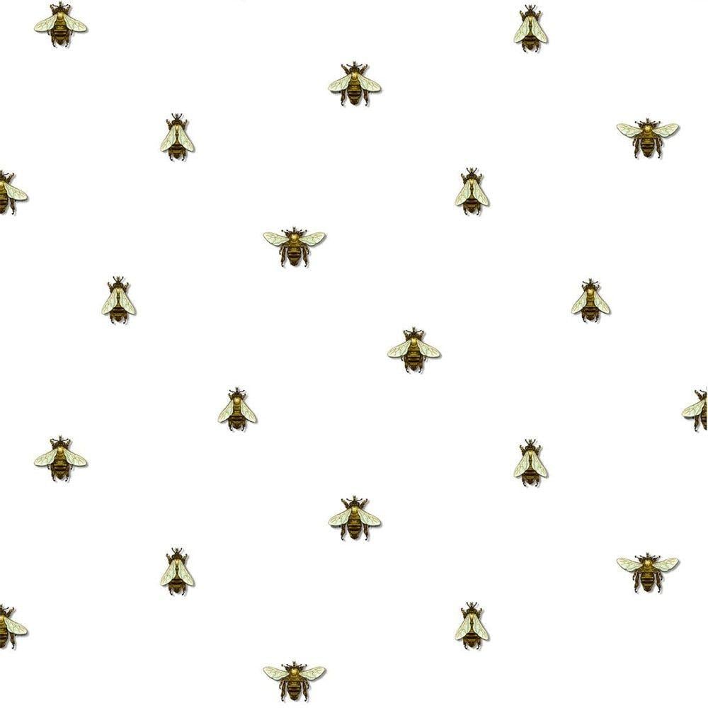 Timorous Beasties Wild Honey Bee Spot Wallpaper