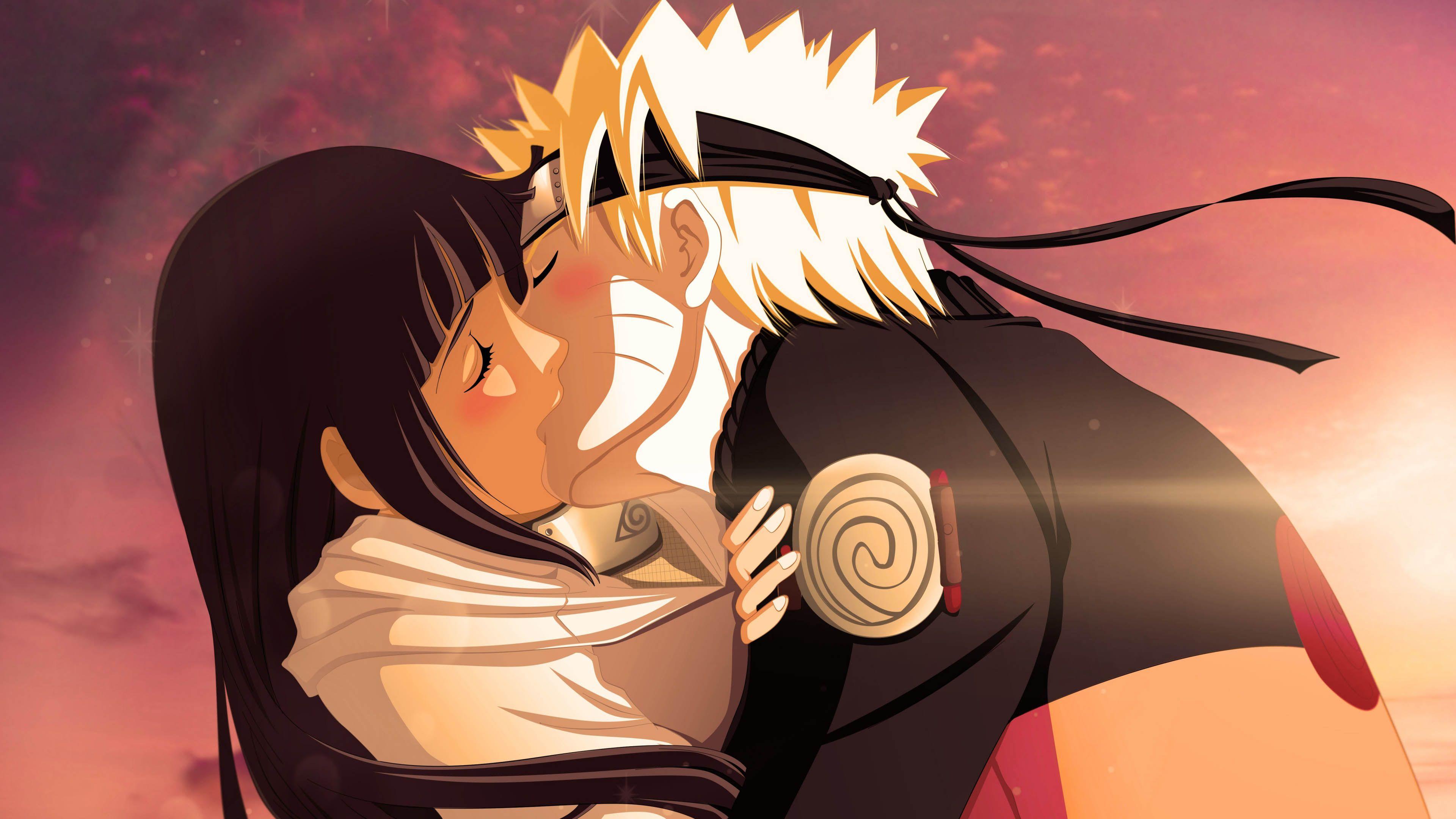 Naruto Kissing Hinata Wallpapers Wallpaper Cave