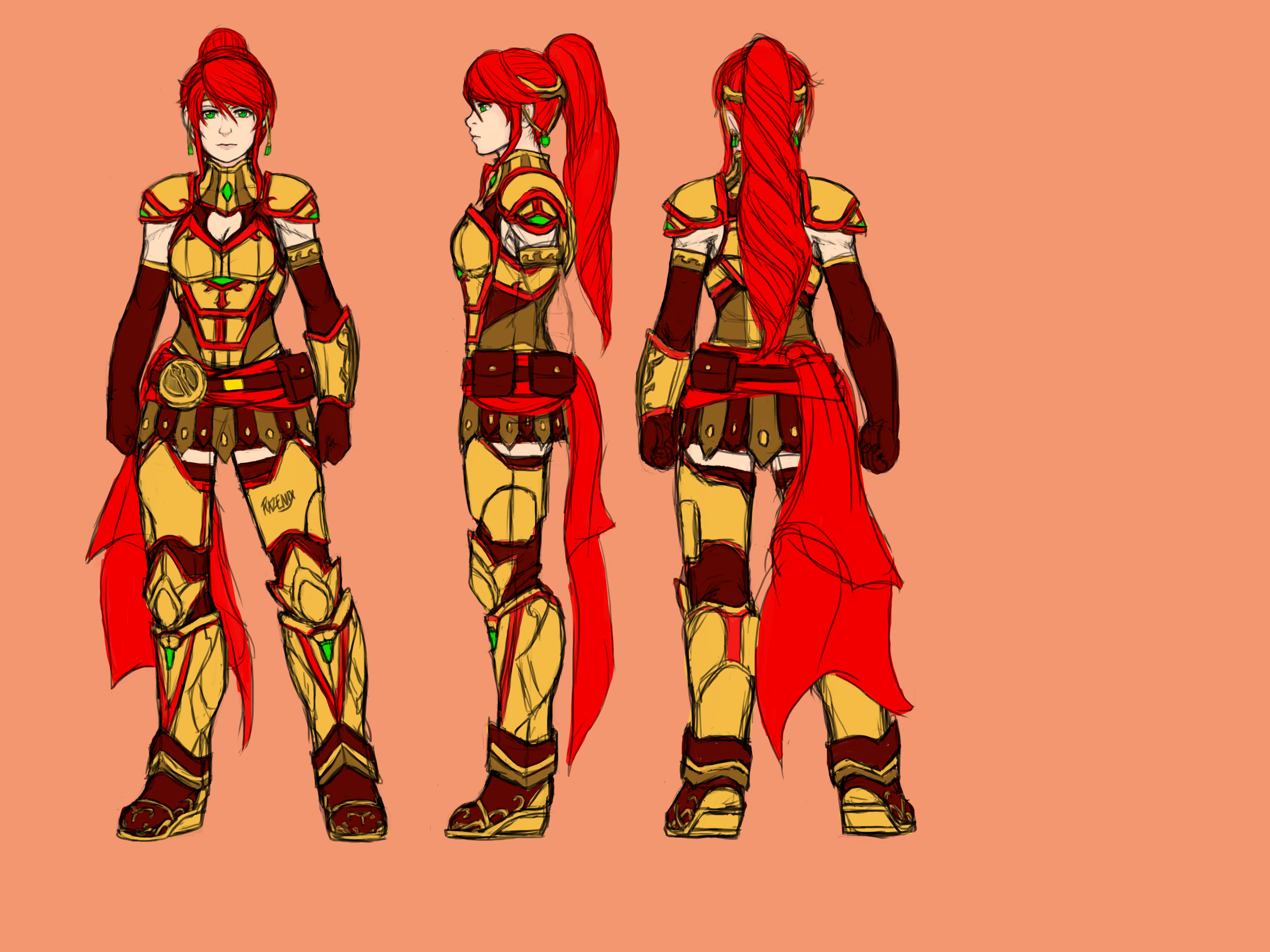 Pyrrha Nikos armor guide by Razenix.