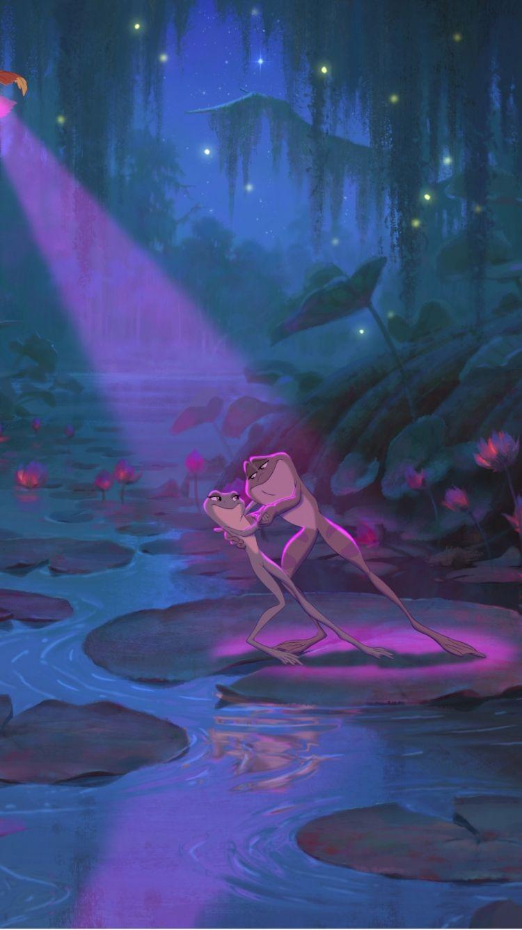 Download Wallpaper 750x1334 The princess and the frog, Frog, Tiana
