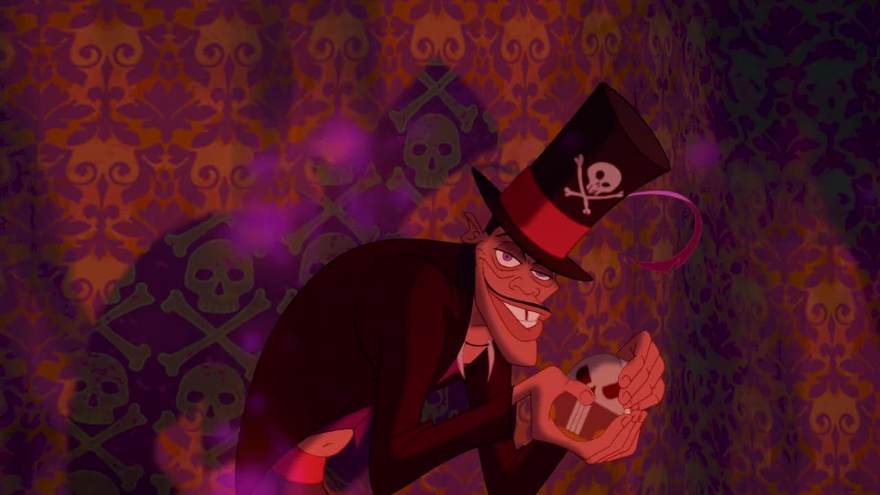In Disney's The Princess and the Frog, the Shadow Man's shadow
