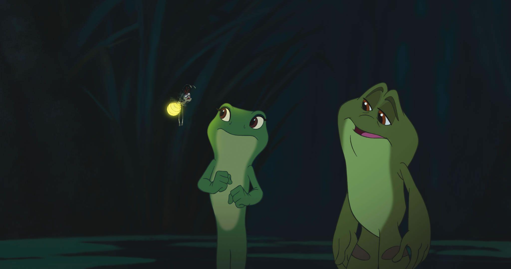 Ray, Naveen and Tiana from Disney's Princess and the Frog Desktop