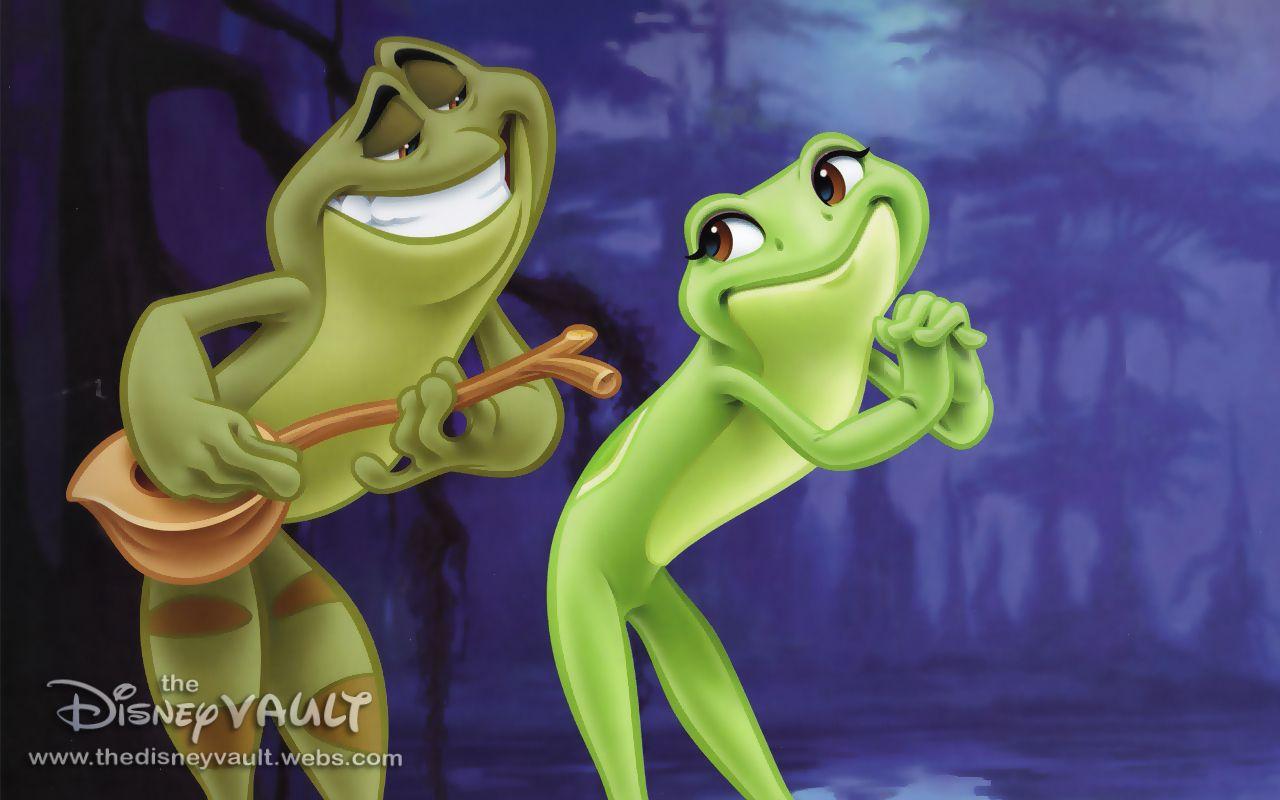 Naveen & Tiana image tiana and naveen as frogs HD wallpaper