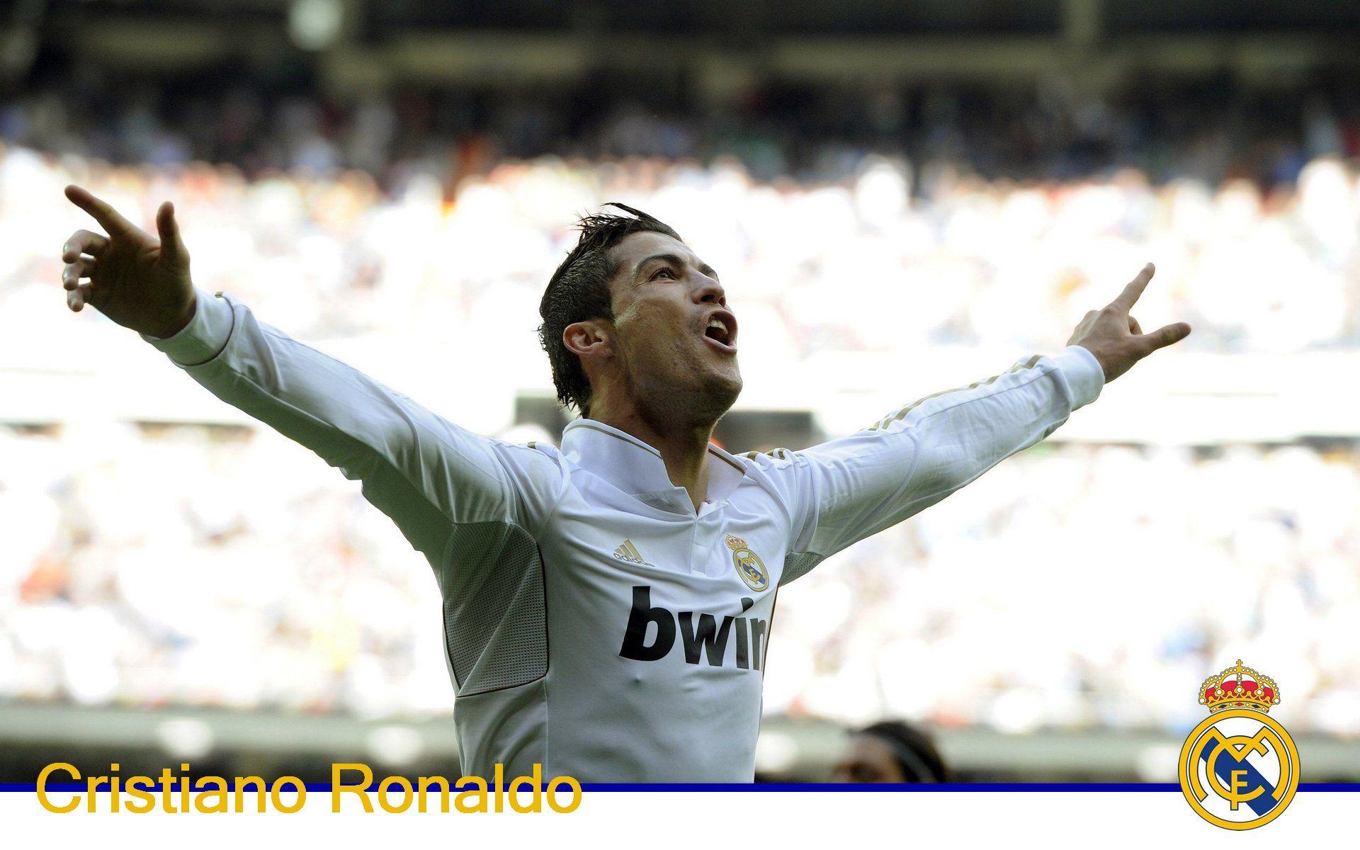 Cristiano Ronaldo Goal Celebration Real Madrid 1920x1200 WIDE