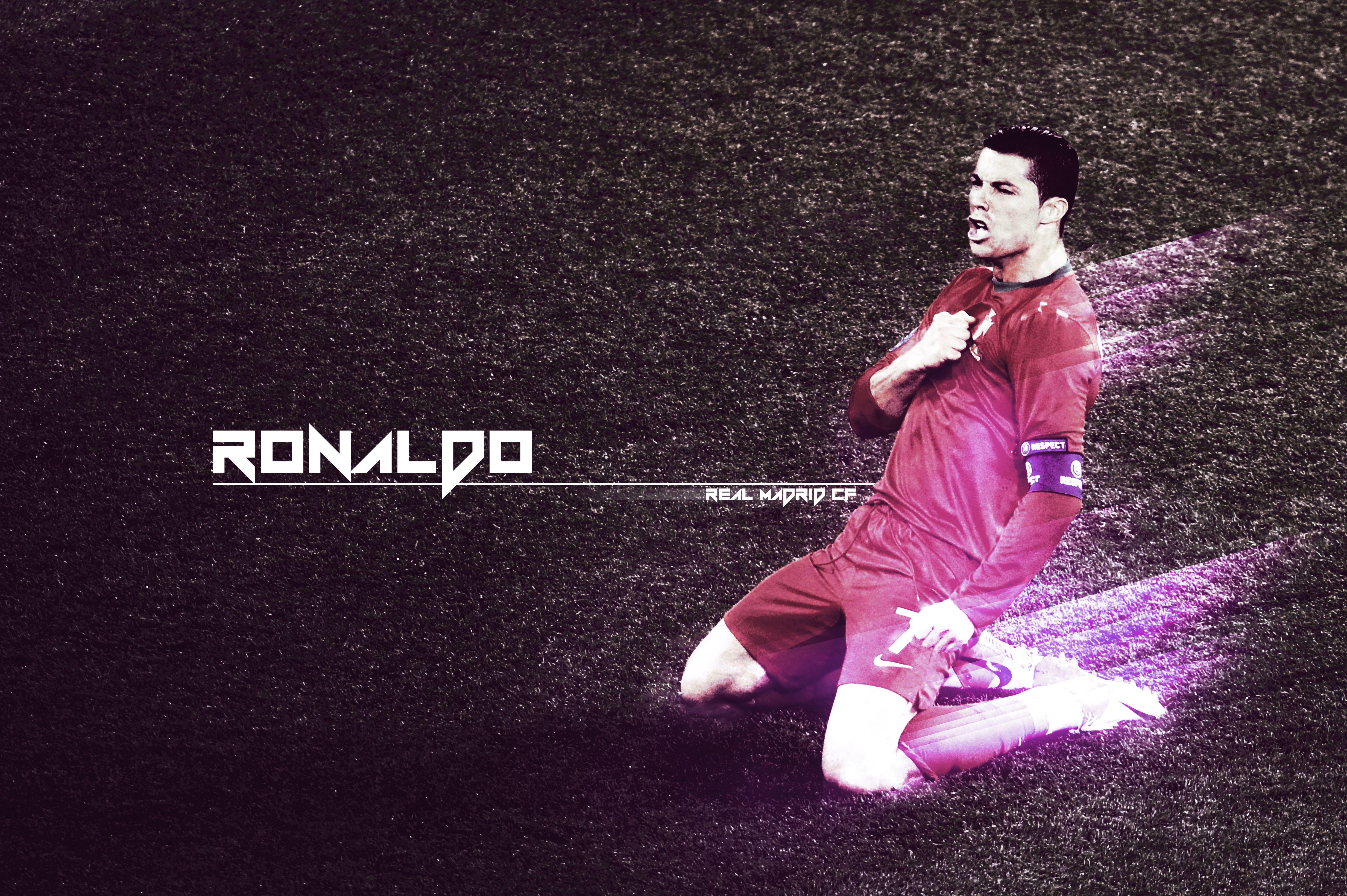 Cristiano Ronaldo celebration EURO 2012 Wallpaper