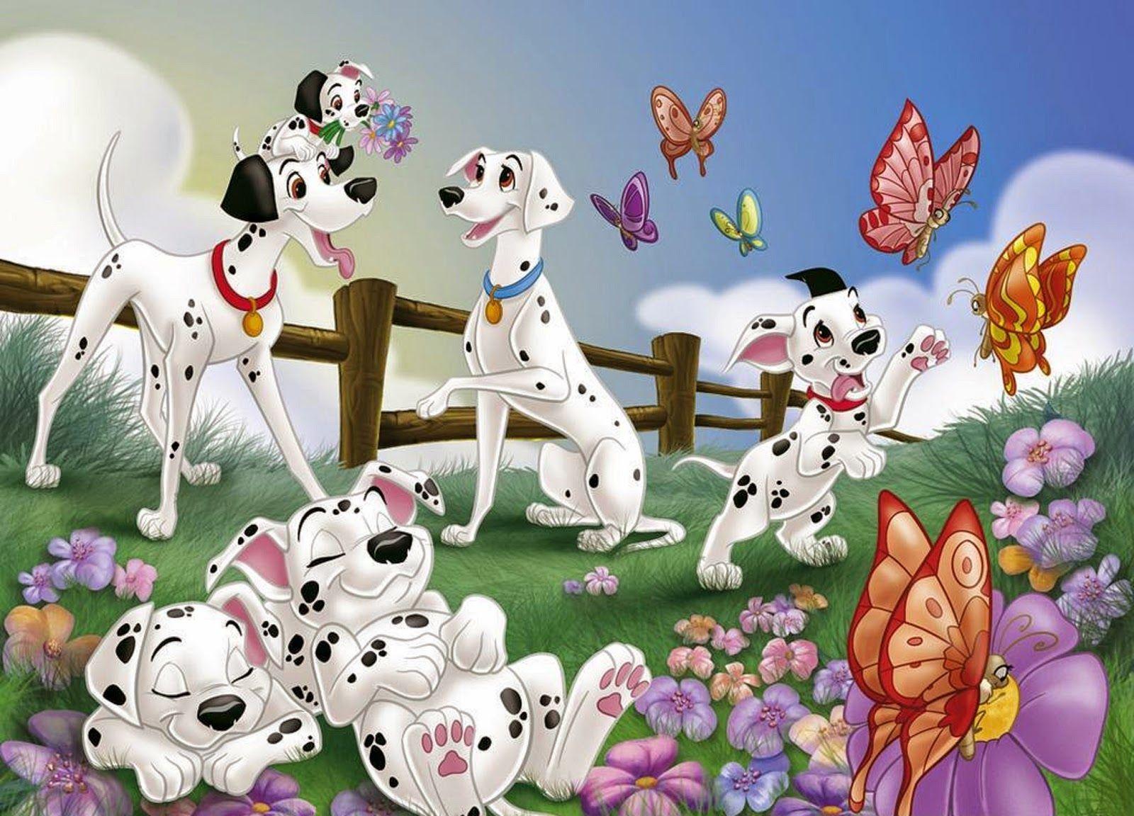 Dynamic Views: Beautiful Disney Cartoon 101 Dalmatians Wallpaper