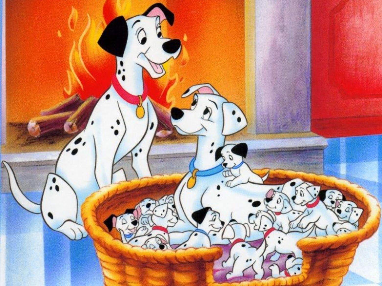 Beautiful Disney Cartoon 101 Dalmatians Wallpaper Free Download