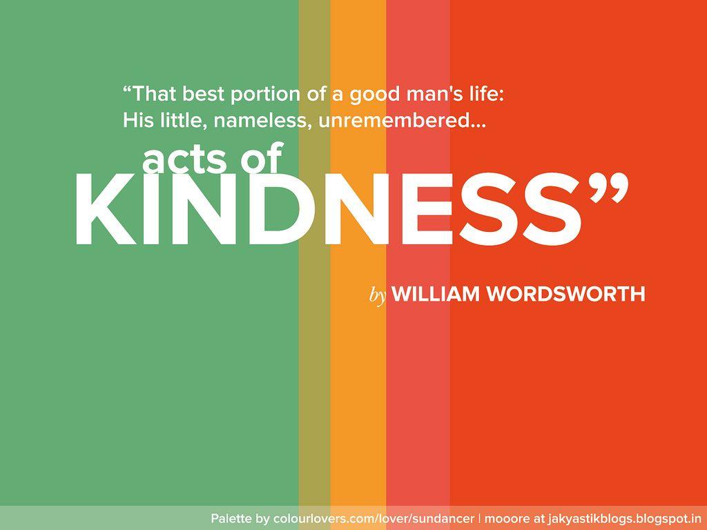 Acts of Kindness. Click here for more inspirati