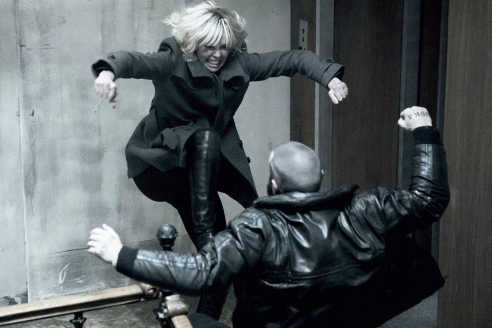Atomic Blonde's Hallway Fight Scene Was All Charlize Theron