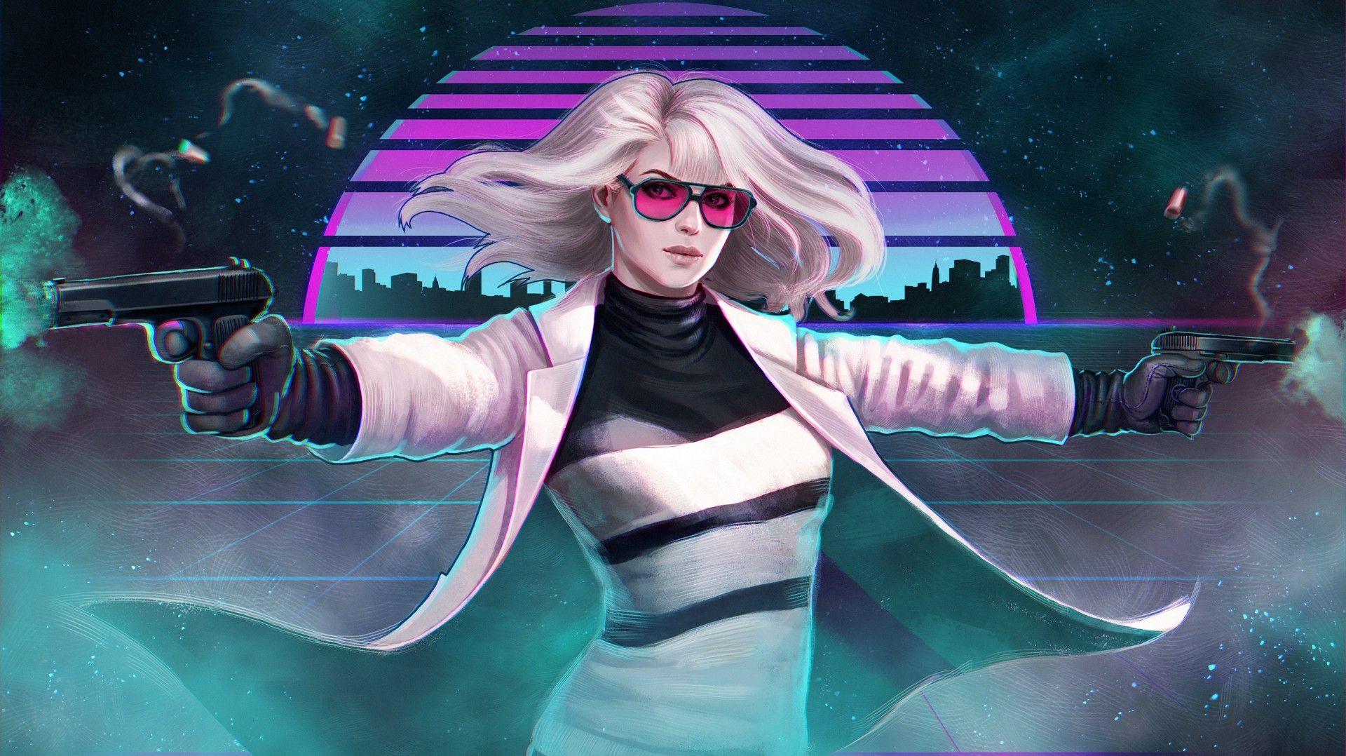 Artwork of Atomic Blonde HD Wallpaper