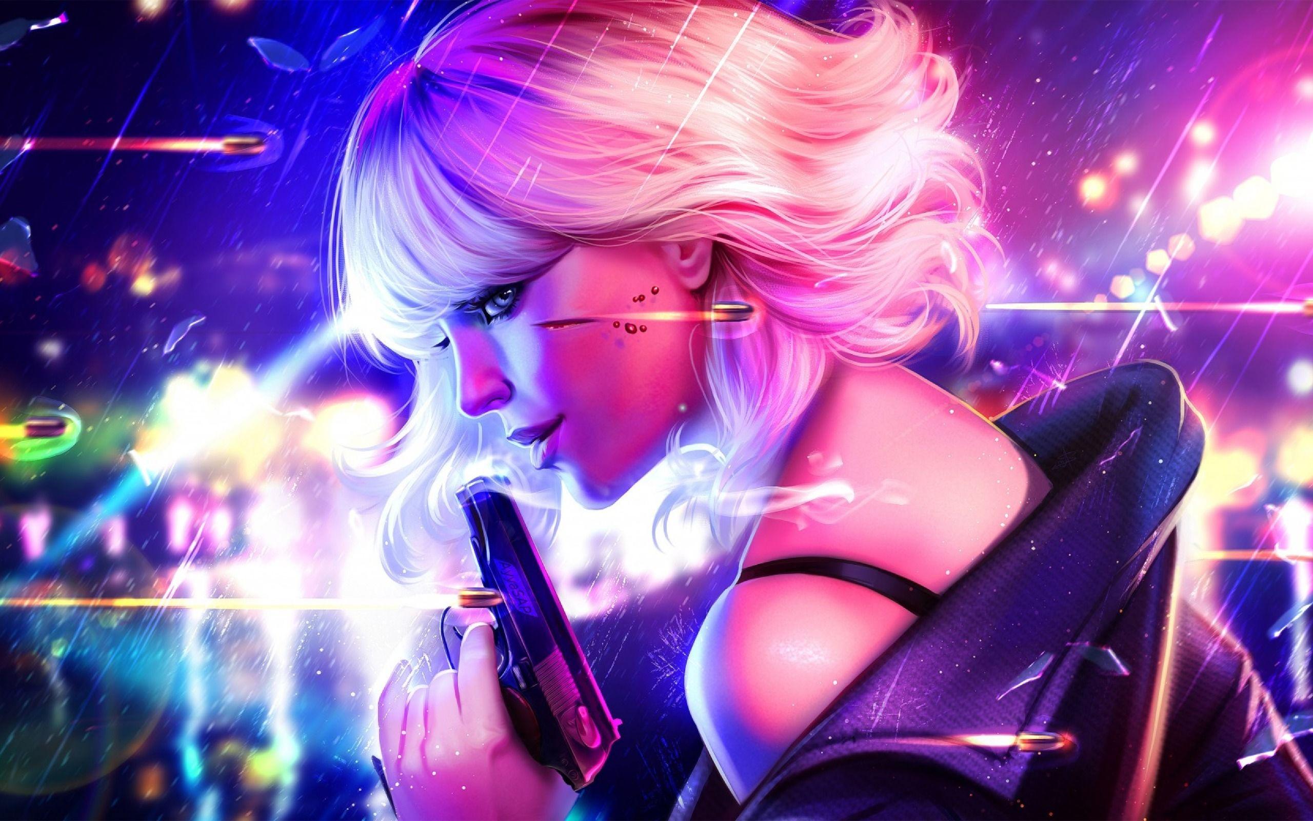 Atomic Blonde Bullet Rain, Full HD Wallpaper
