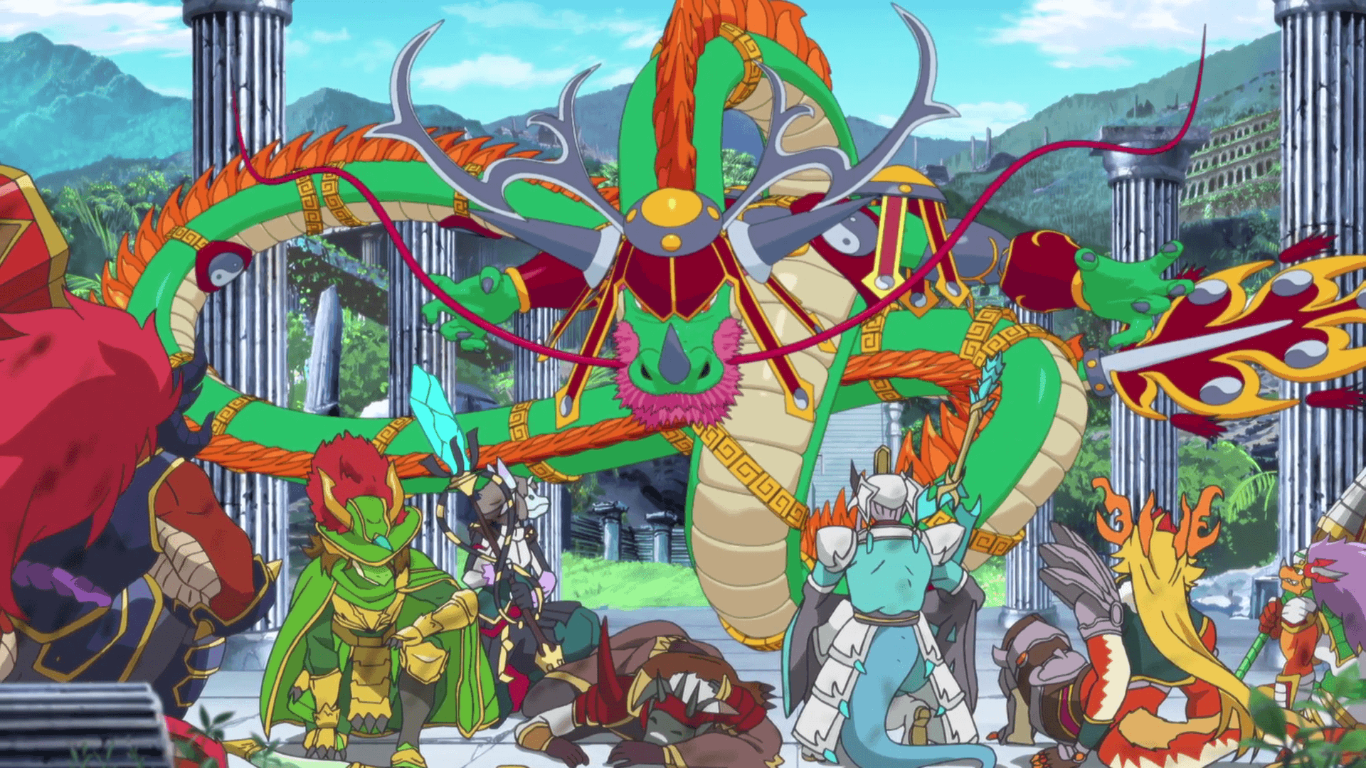 Tenbu Defats Cavalry Dragons.png. Future Card Buddyfight