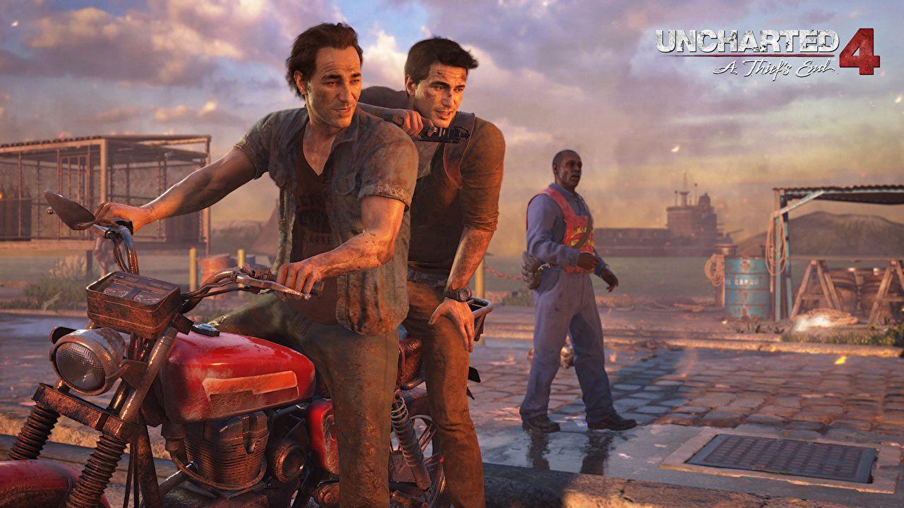 Wallpaper Uncharted Uncharted 4: A Thief's End Men Sam, Nate 3D