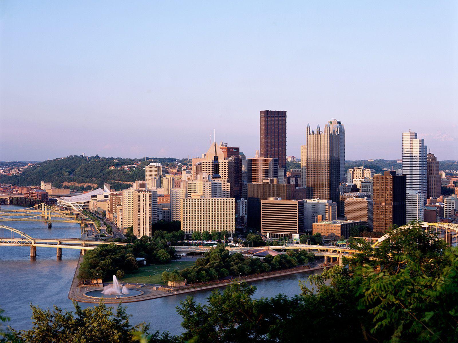 Pittsburgh as Seen From Duquesne Heights Wallpaper