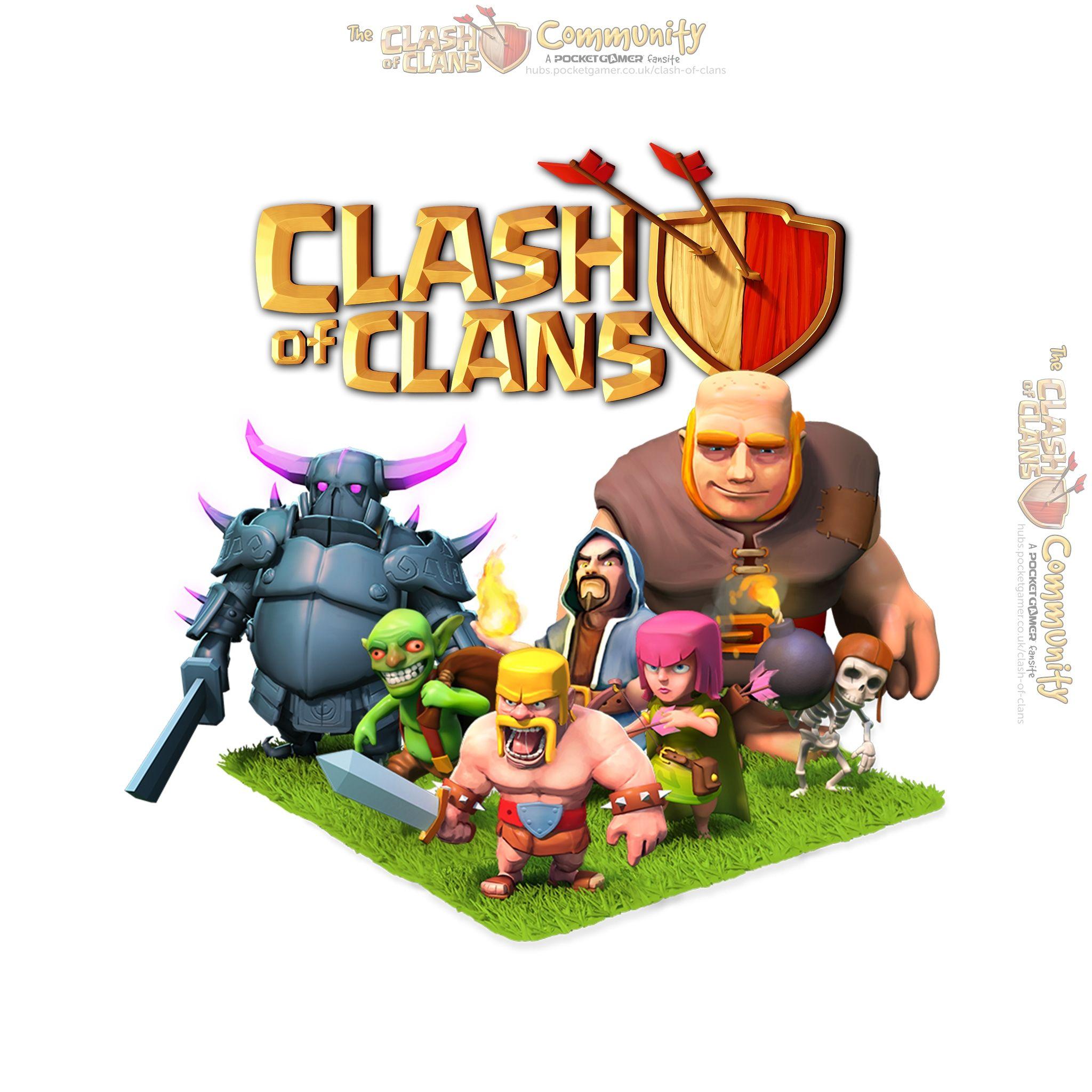 Clash of Clans troops of Clans Wallpaper (2048x2048)