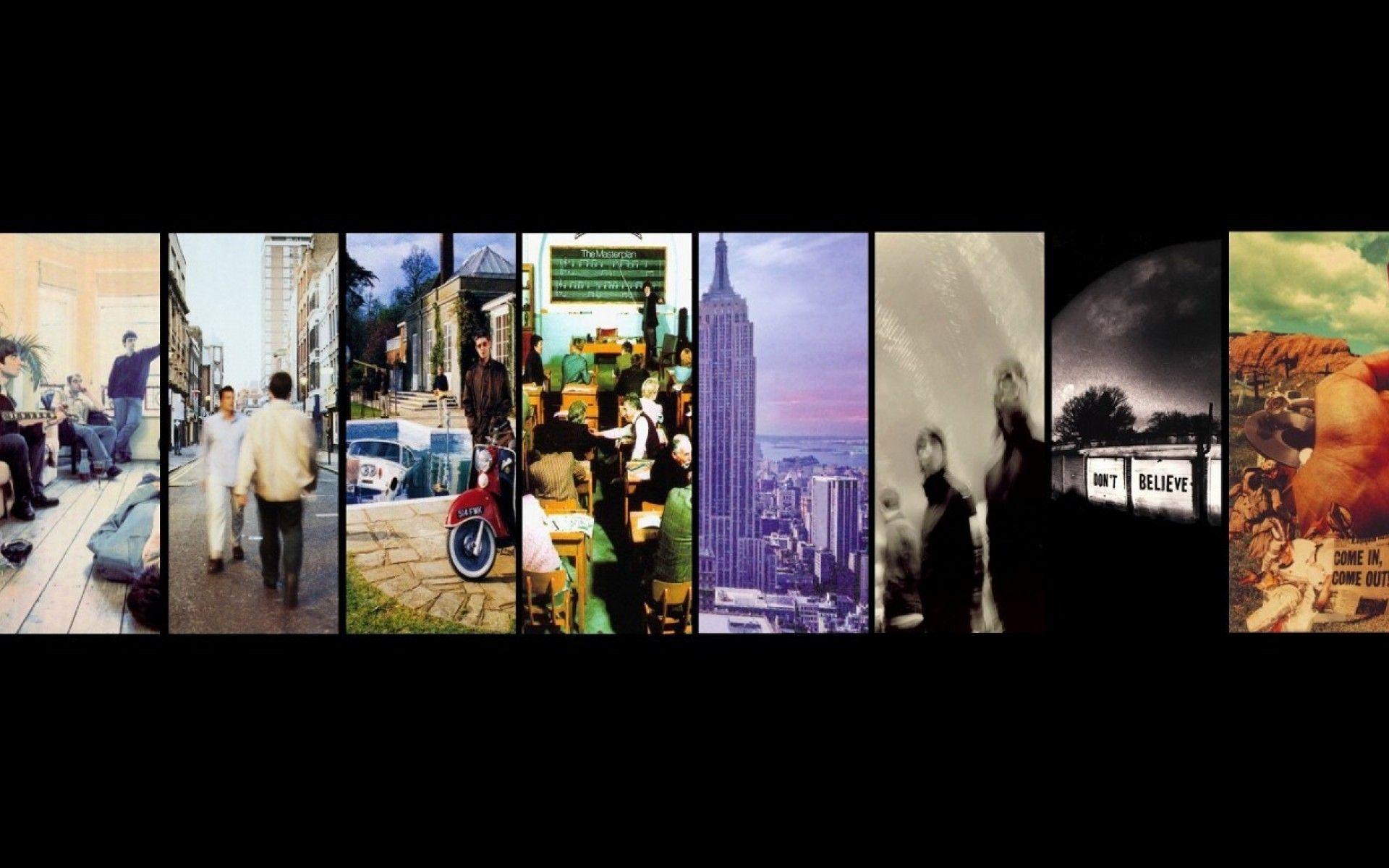 Simply: Britpop Nineties Noel Gallagher collage