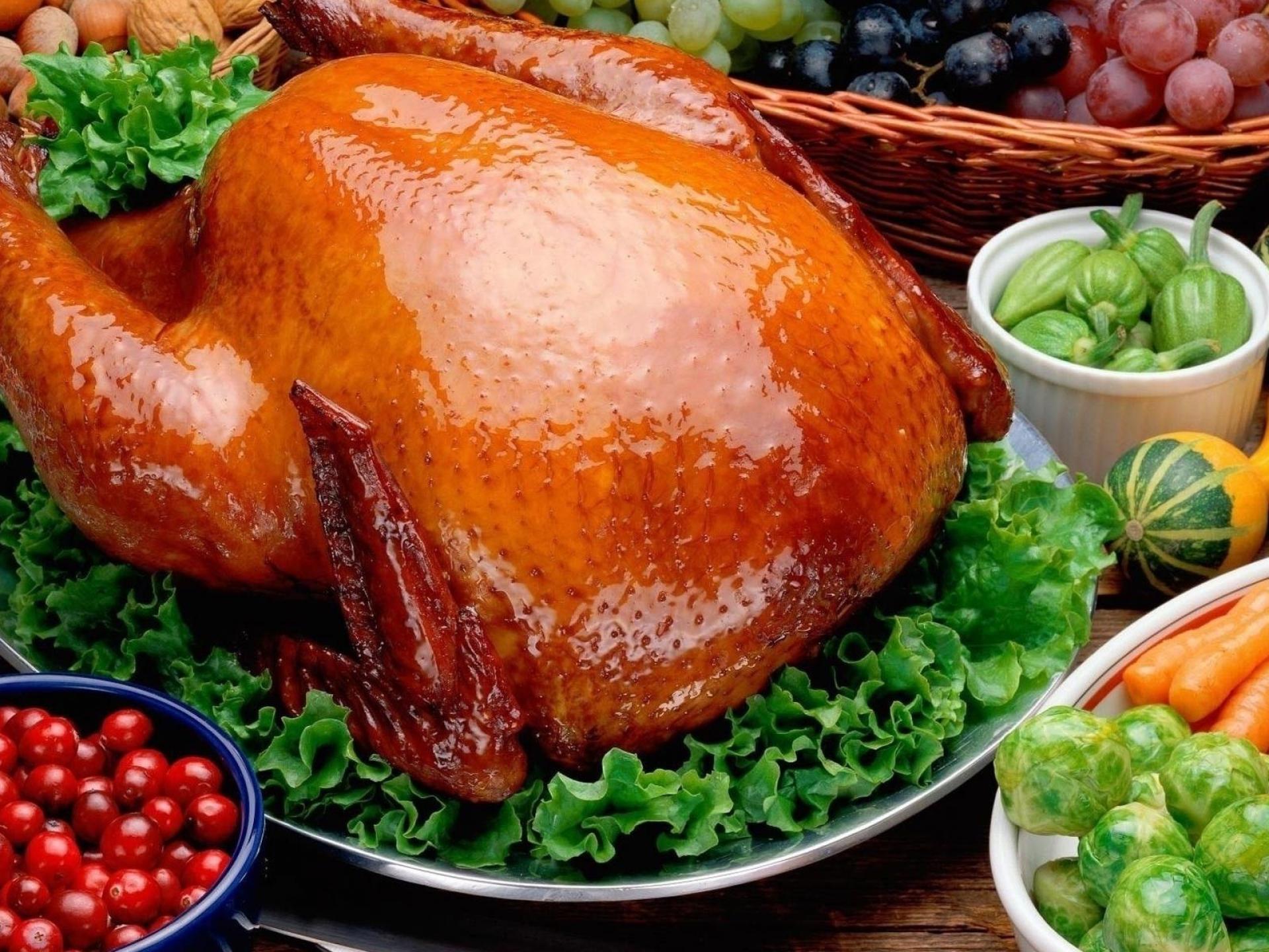 Food, Grapes, Carrots, Thanksgiving, Turkey Bird, Cranberries Food