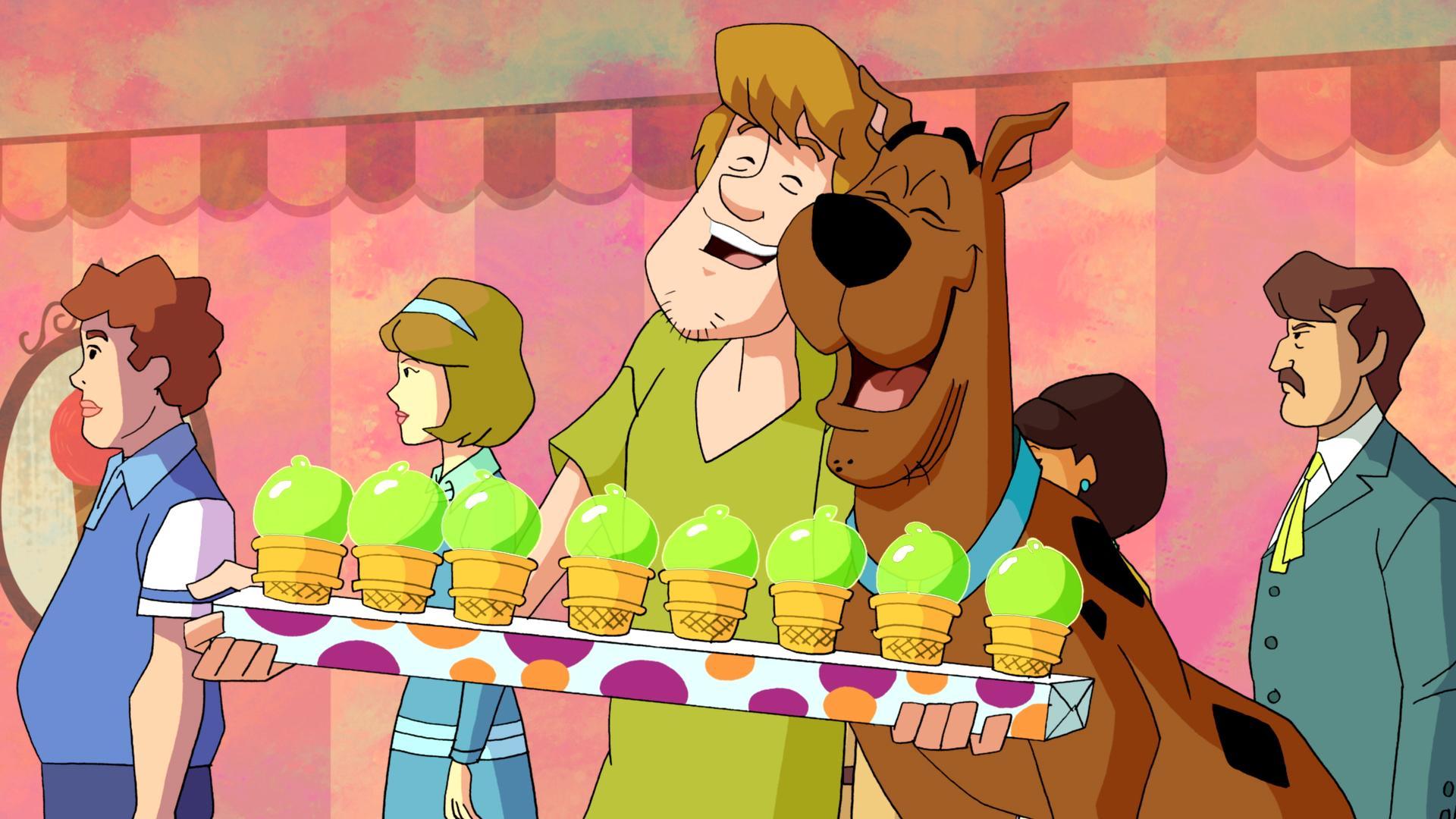 Scooby Doo And Shaggy Eating