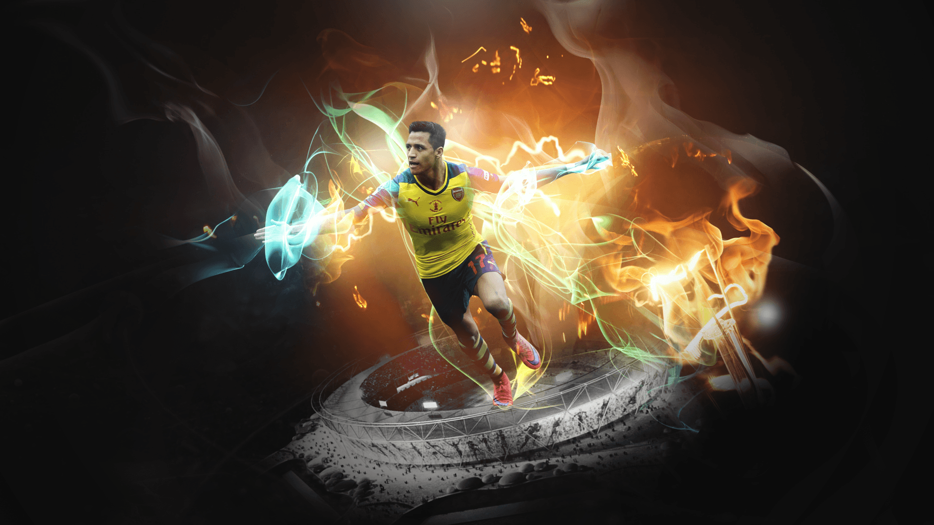 alexis sanchez wallpaper 2015