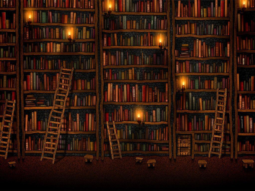 beautiful iPad wallpaper for a book lover