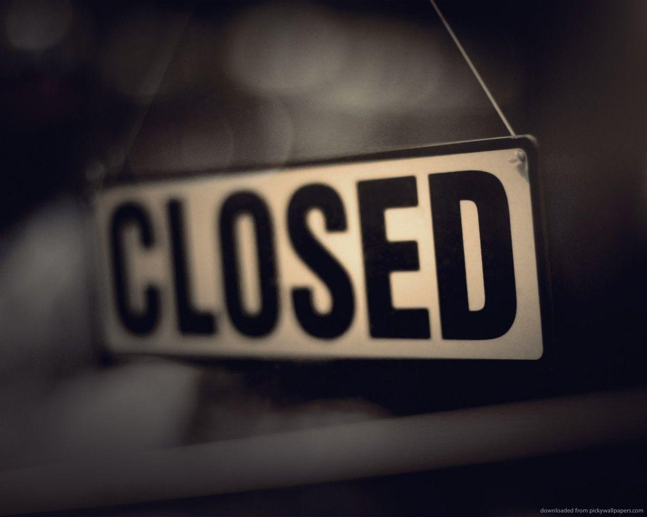 Download 1280x1024 Closed Sign Wallpapers