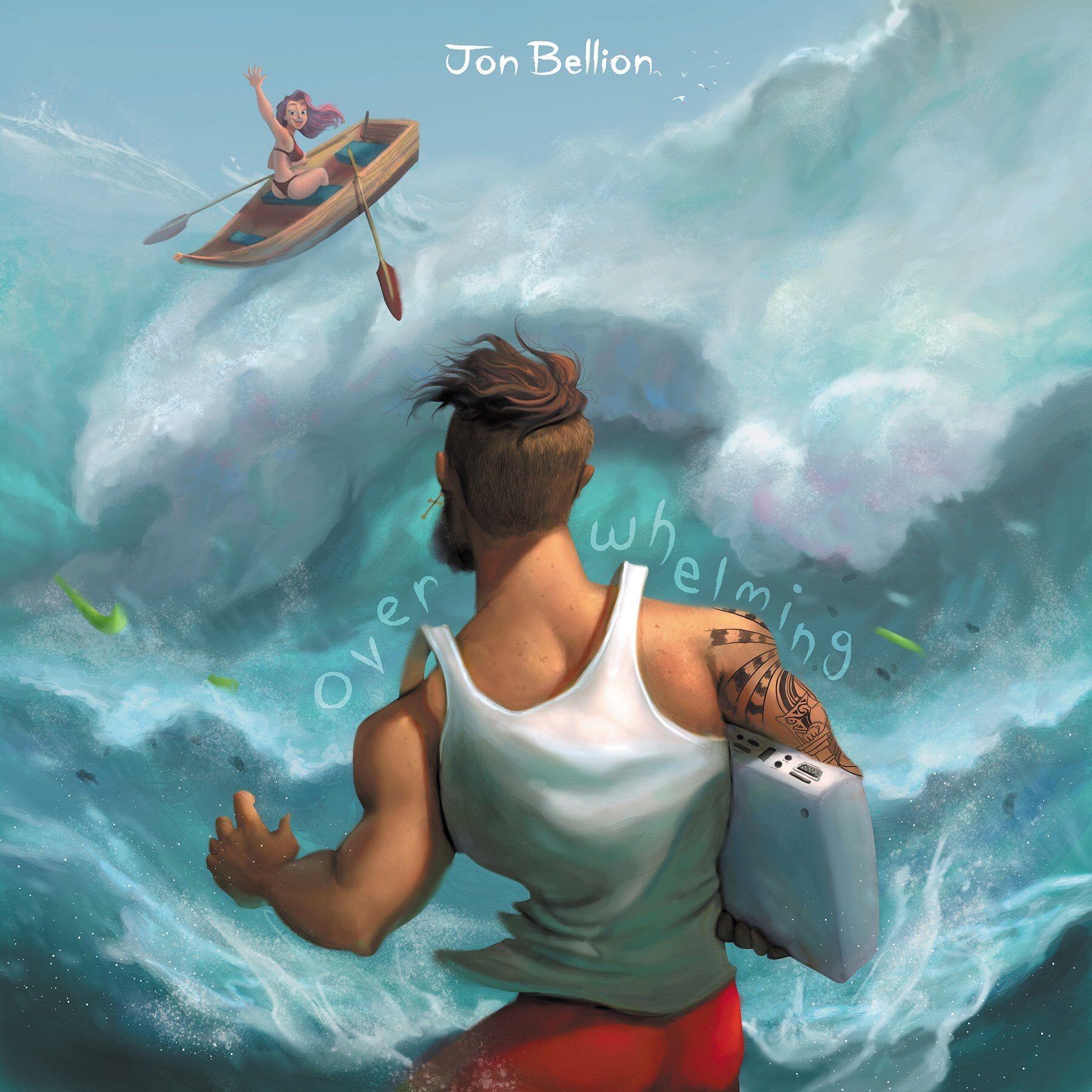 The incredible cover art from Jon Bellion's new album The Human
