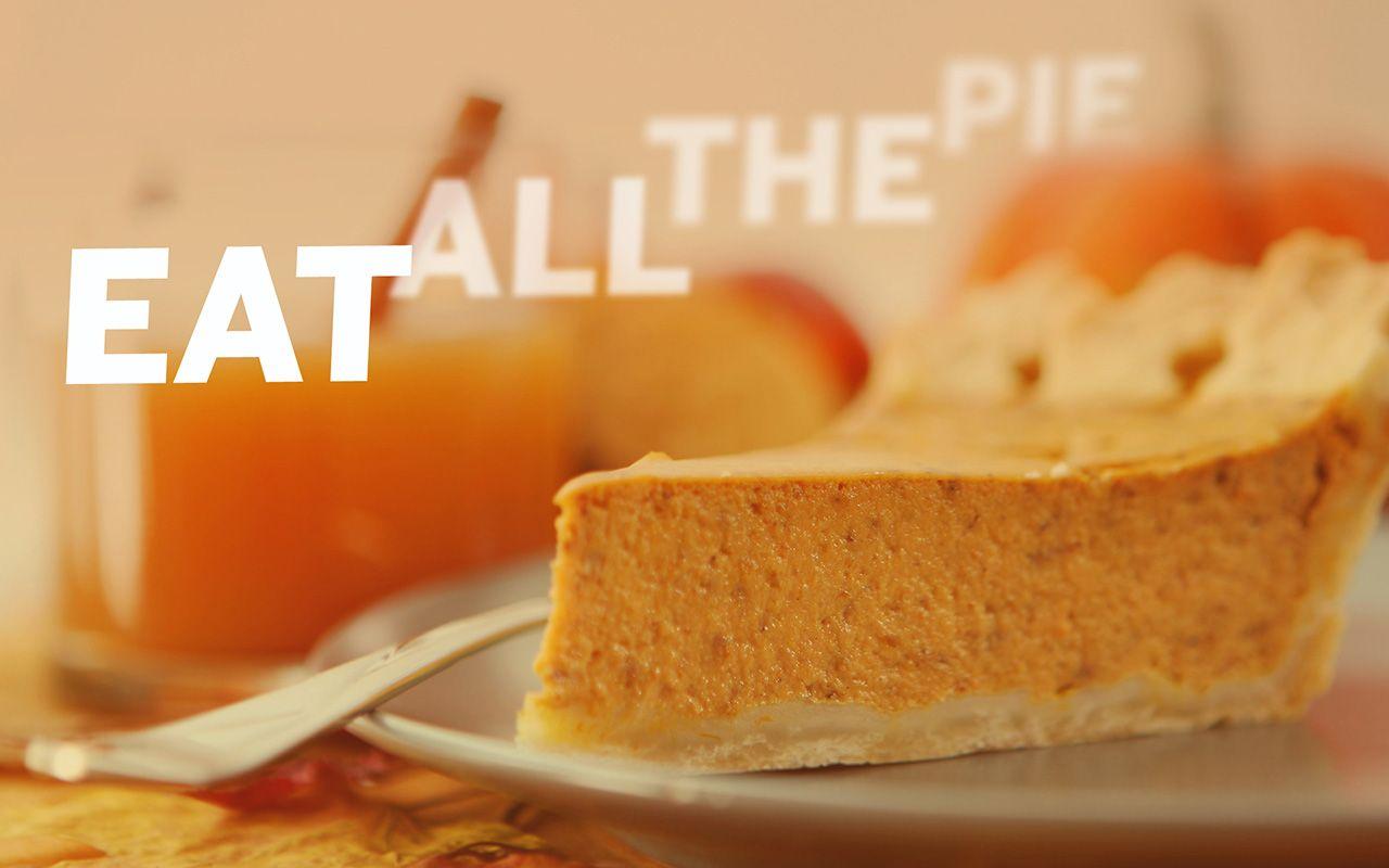 November Wallpaper / Thanksgiving / Pumpkin Pie. Monthly