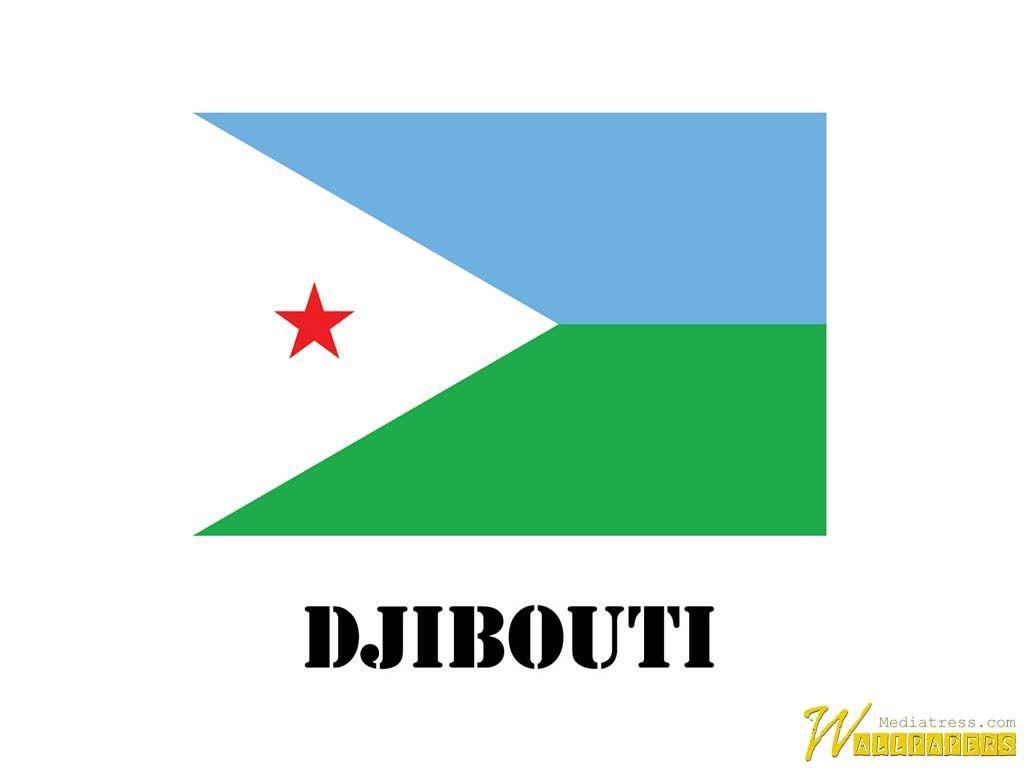 Djibouti Flag Wallpaper