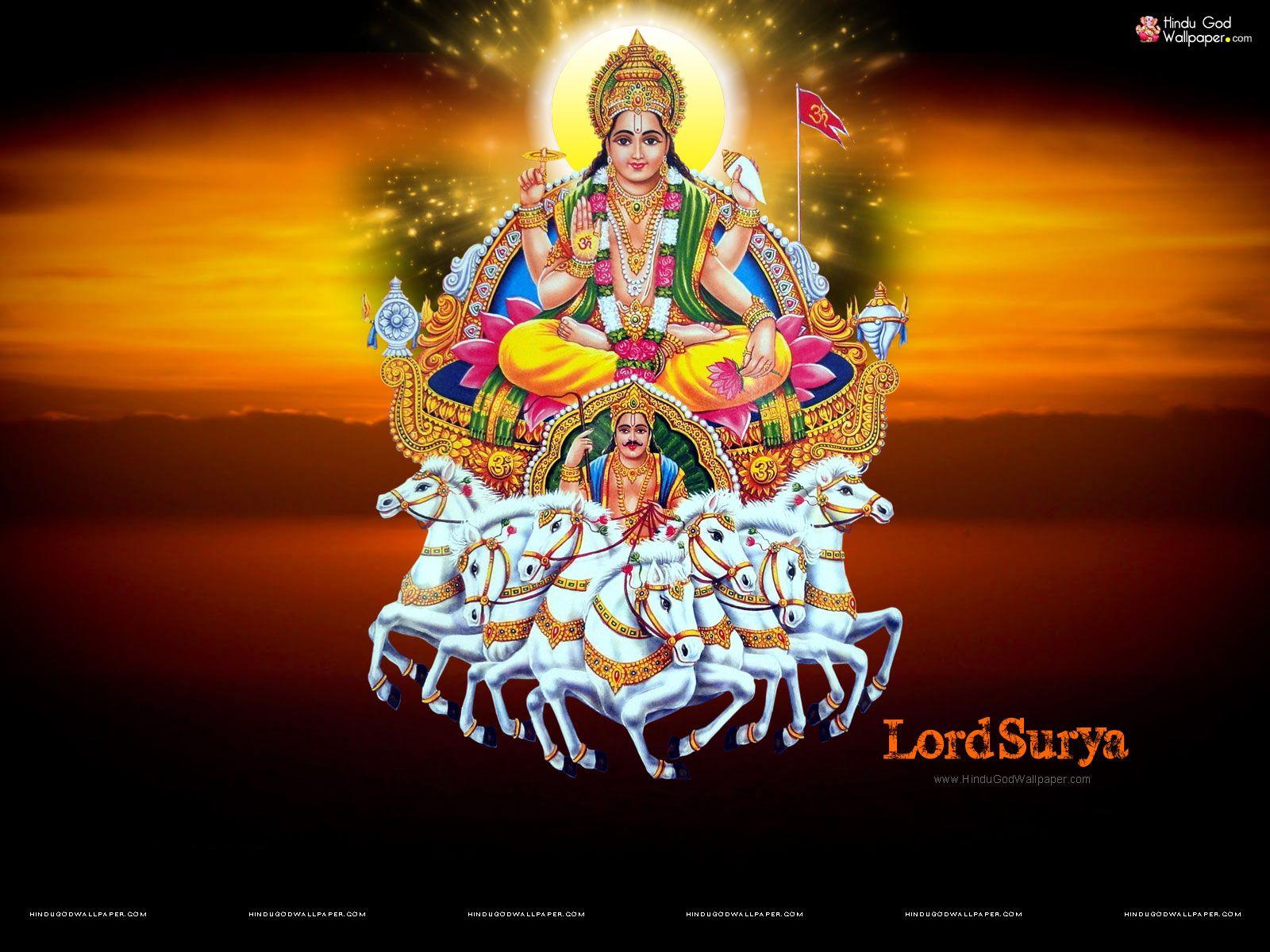 Surya Dev Hindu God Wallpaper Download